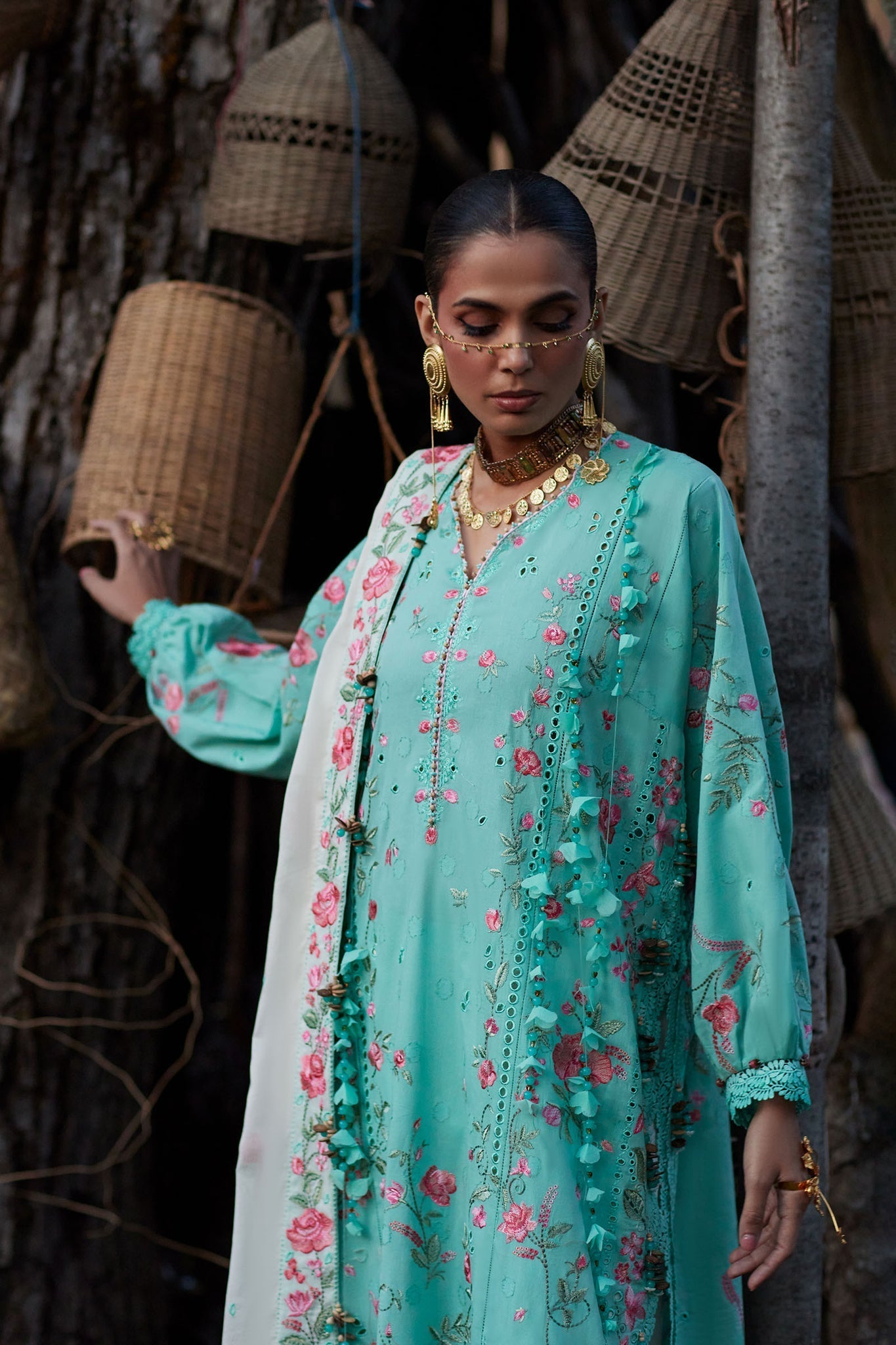Elan | Kashmee Legacy Lawn 26 |GULRAAZ (EL26-08 B) - by Libasekhas UK - Registered Vendor of : Elan - 100% Original Designer Dress
