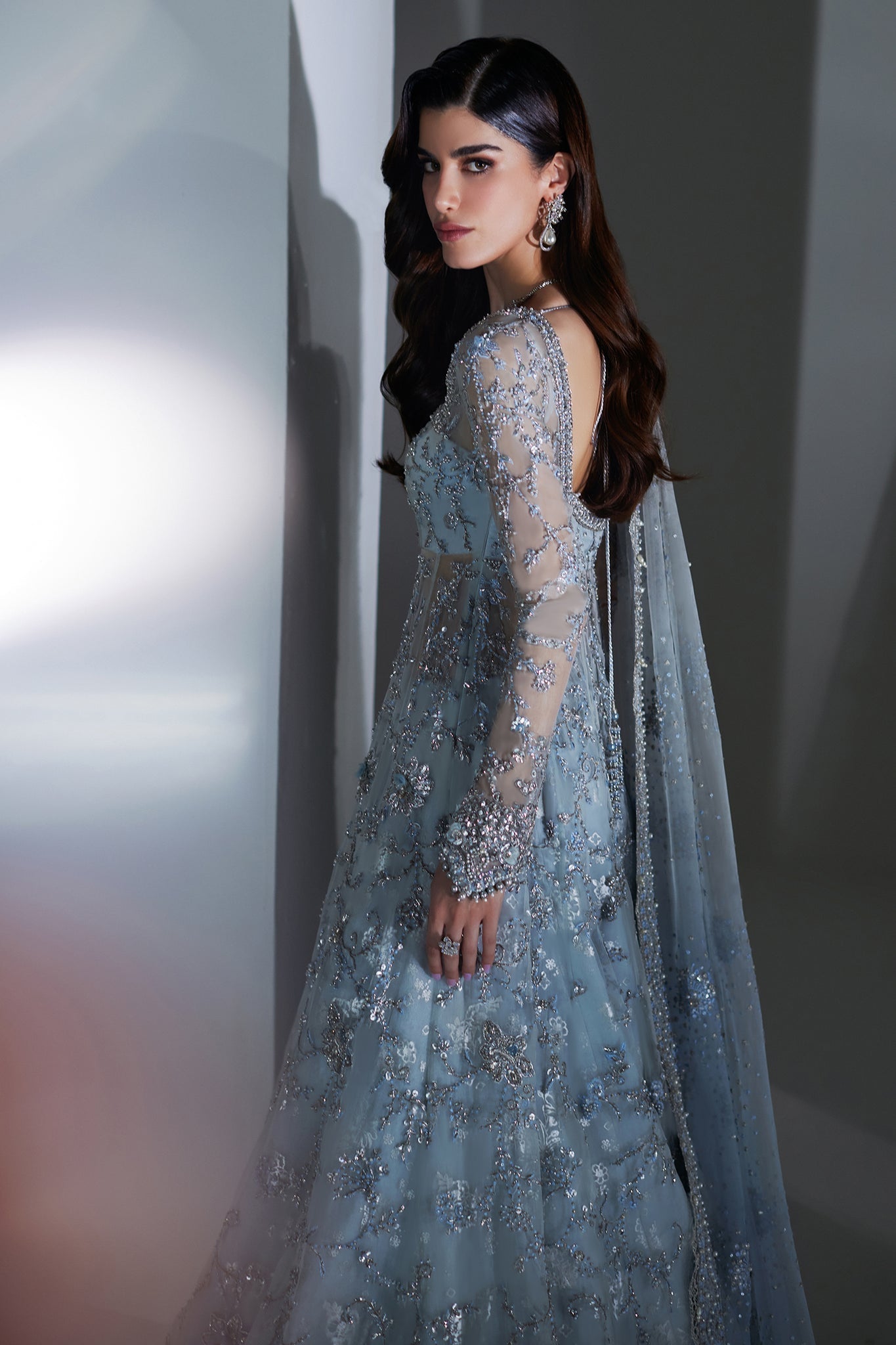 Elan | Luxury Wedding Wears | CRISTAL ETOILE (EP-20887) - by Libasekhas UK - Registered Vendor of : Elan - 100% Original Designer Dress