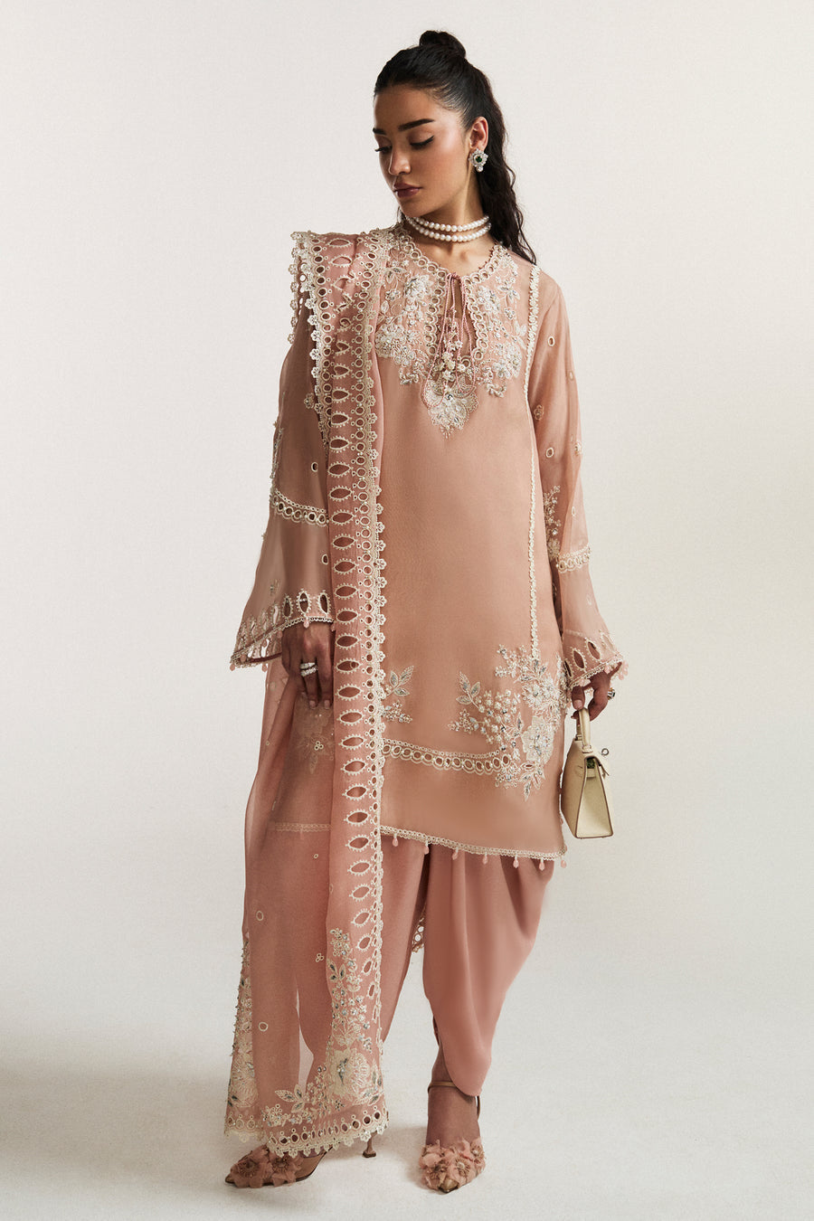 Elan | Vital Ornee | FLEUR DE ROSE (EV-21358) - by Libasekhas UK - Registered Vendor of : Elan - 100% Original Designer Dress