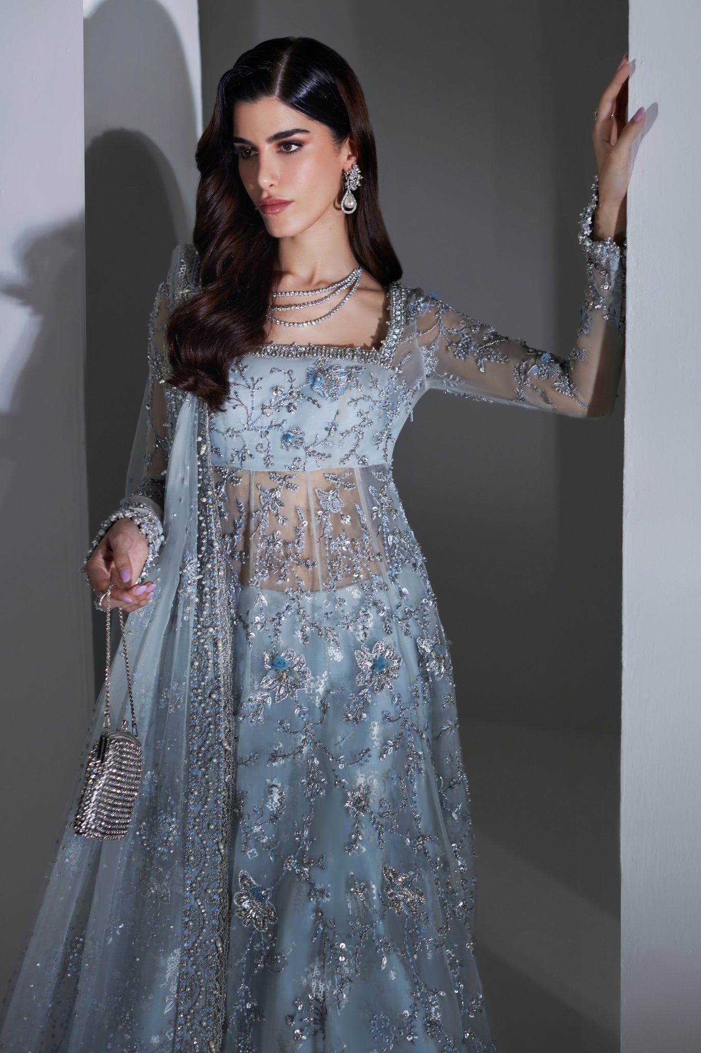 Elan | Luxury Wedding Wears | CRISTAL ETOILE (EP-20887) - by Libasekhas UK - Registered Vendor of : Elan - 100% Original Designer Dress