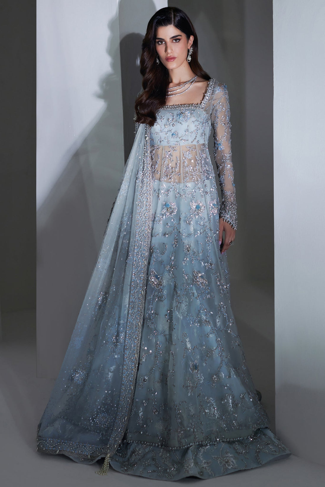 Elan | Luxury Wedding Wears | CRISTAL ETOILE (EP-20887) - by Libasekhas UK - Registered Vendor of : Elan - 100% Original Designer Dress