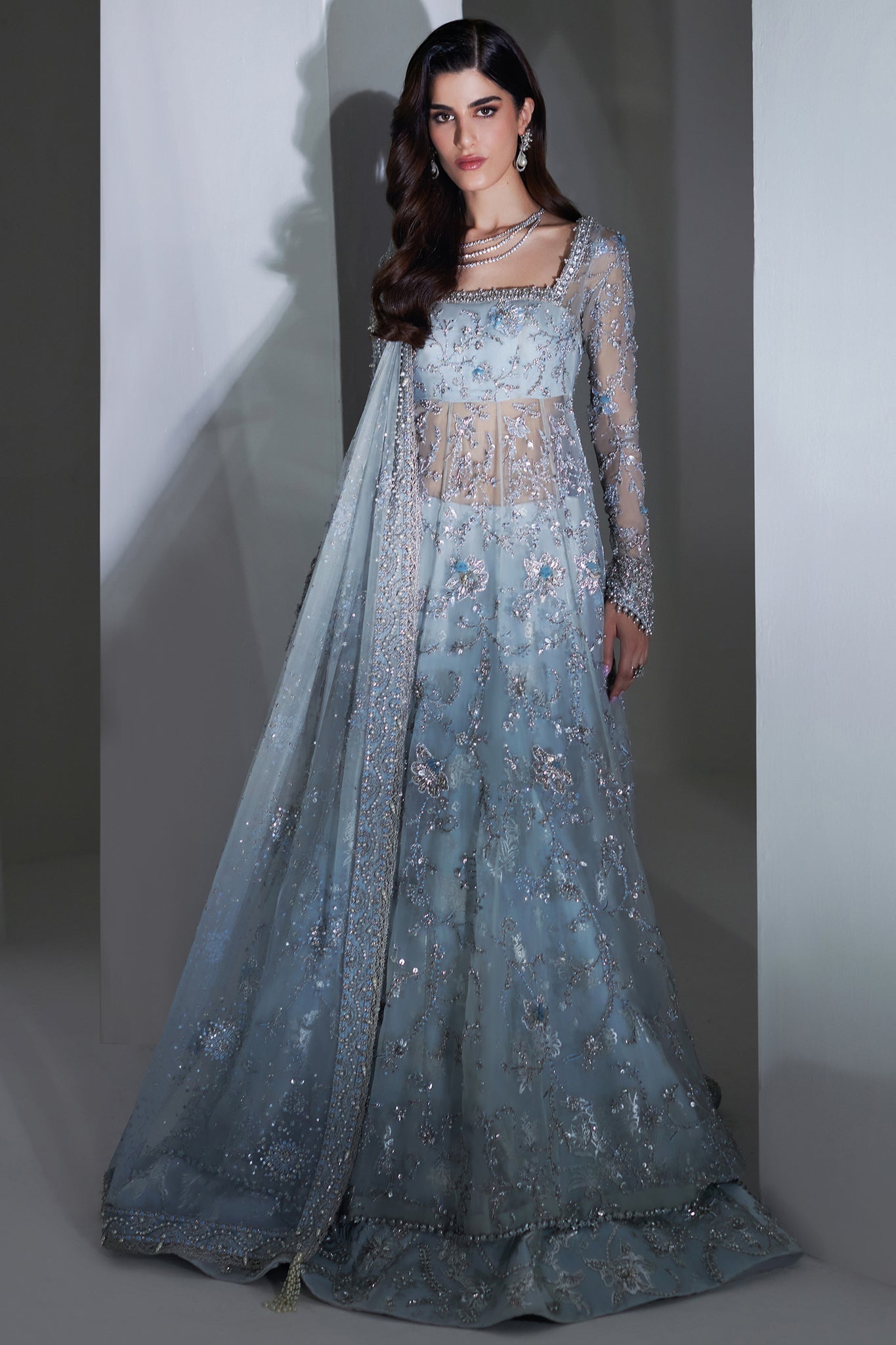 Elan | Luxury Wedding Wears | CRISTAL ETOILE (EP-20887) - by Libasekhas UK - Registered Vendor of : Elan - 100% Original Designer Dress