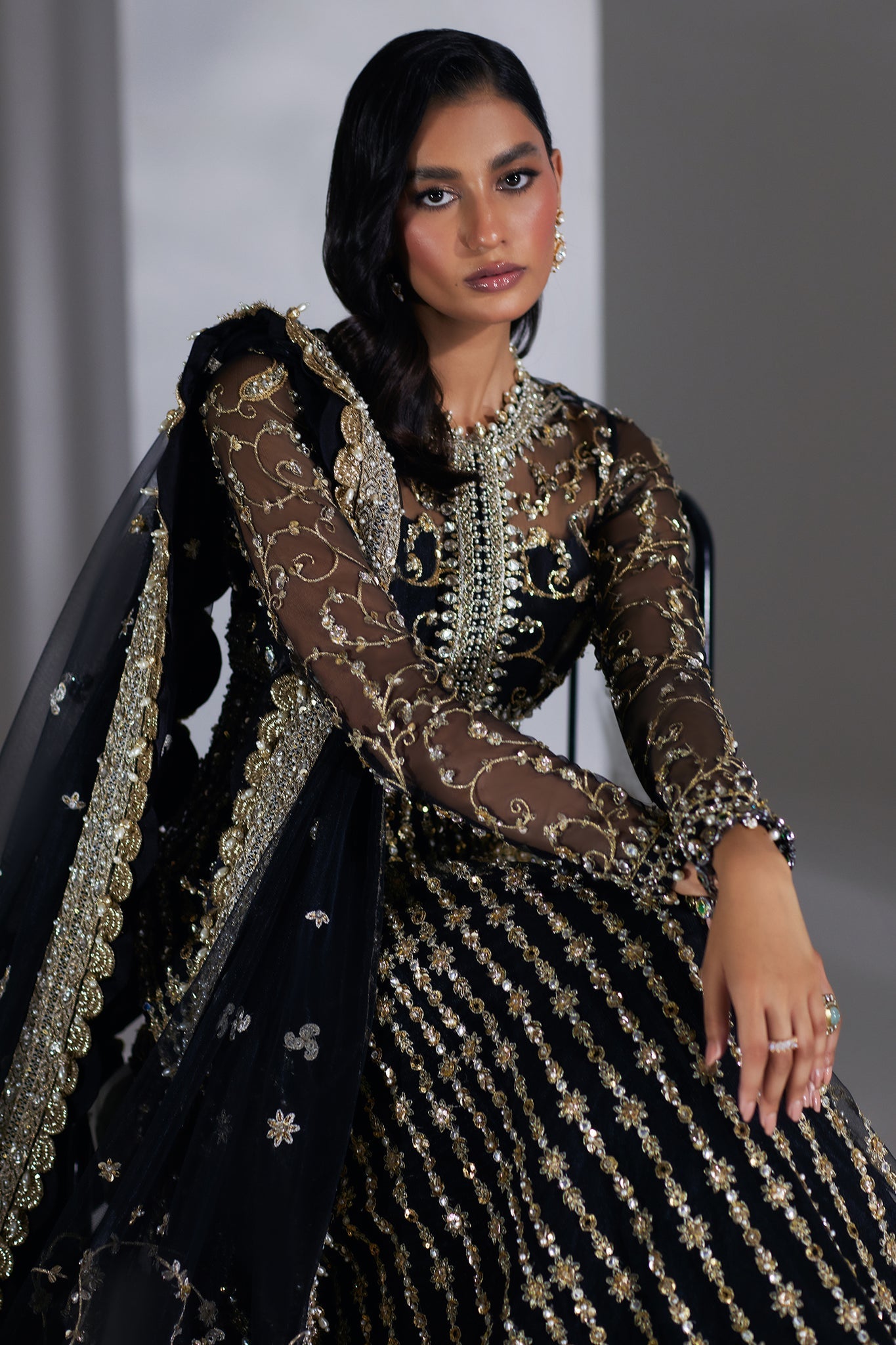 Elan | Luxury Wedding Wears | LUEUR DOREE (EP-21000) - by Libasekhas UK - Registered Vendor of : Elan - 100% Original Designer Dress