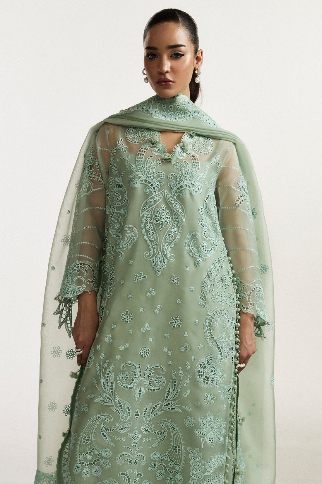 Elan I Vital Ornee I ELYSEE (EV-21355) - by Libasekhas UK - Registered Vendor of : Elan - 100% Original Designer Dress