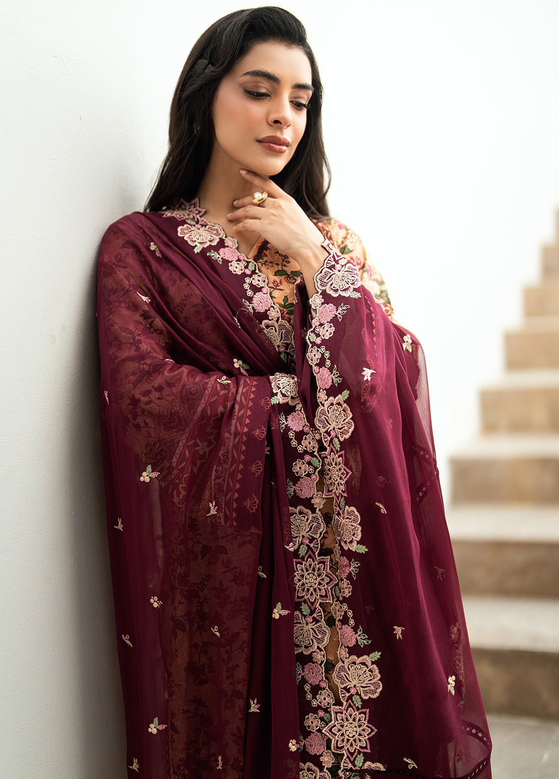 Sahane | Virelle The Lawn Edit | CG50001 Wildflower - by Libasekhas UK - Registered Vendor of : Sahane - 100% Original Designer Dress