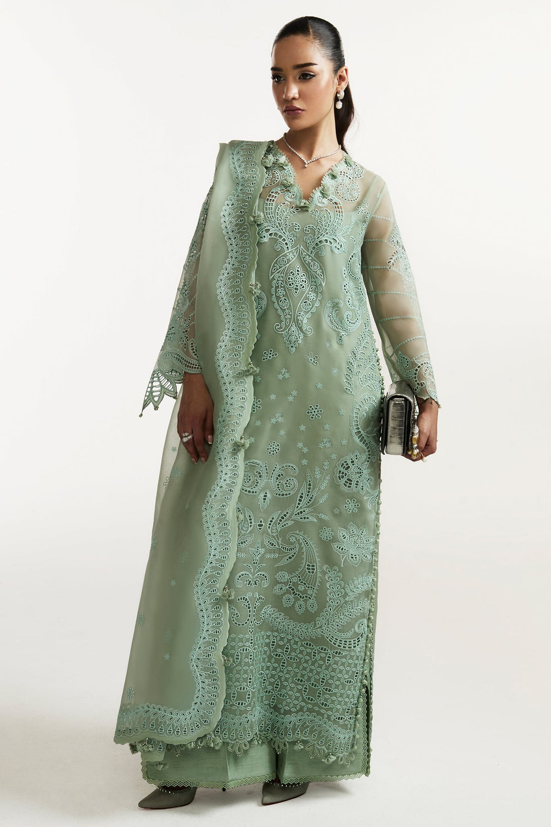 Elan I Vital Ornee I ELYSEE (EV-21355) - by Libasekhas UK - Registered Vendor of : Elan - 100% Original Designer Dress