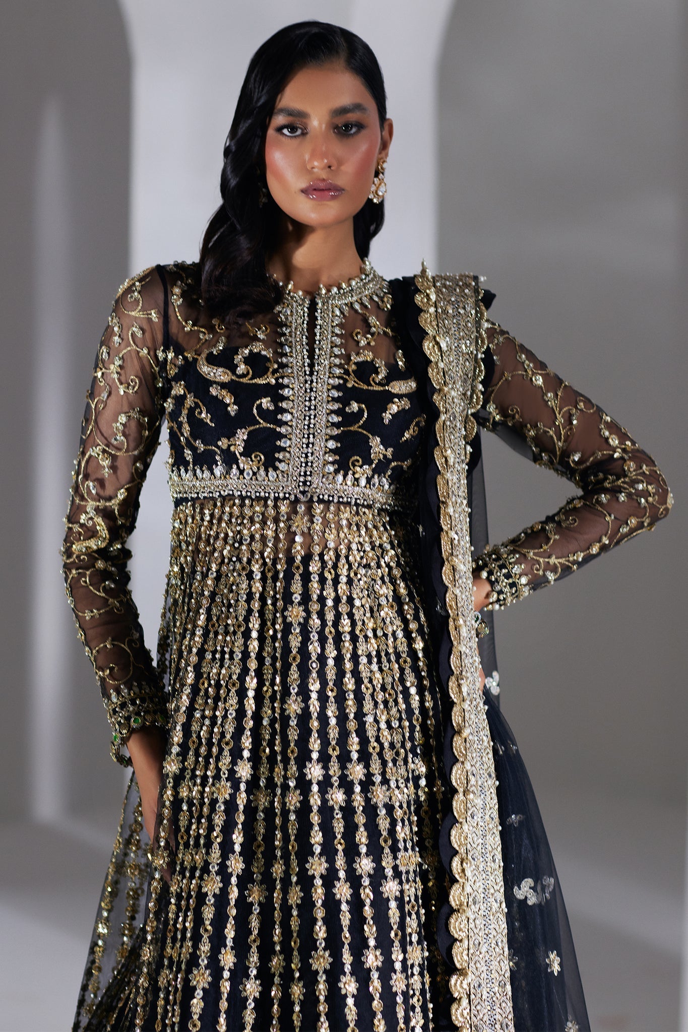 Elan | Luxury Wedding Wears | LUEUR DOREE (EP-21000) - by Libasekhas UK - Registered Vendor of : Elan - 100% Original Designer Dress