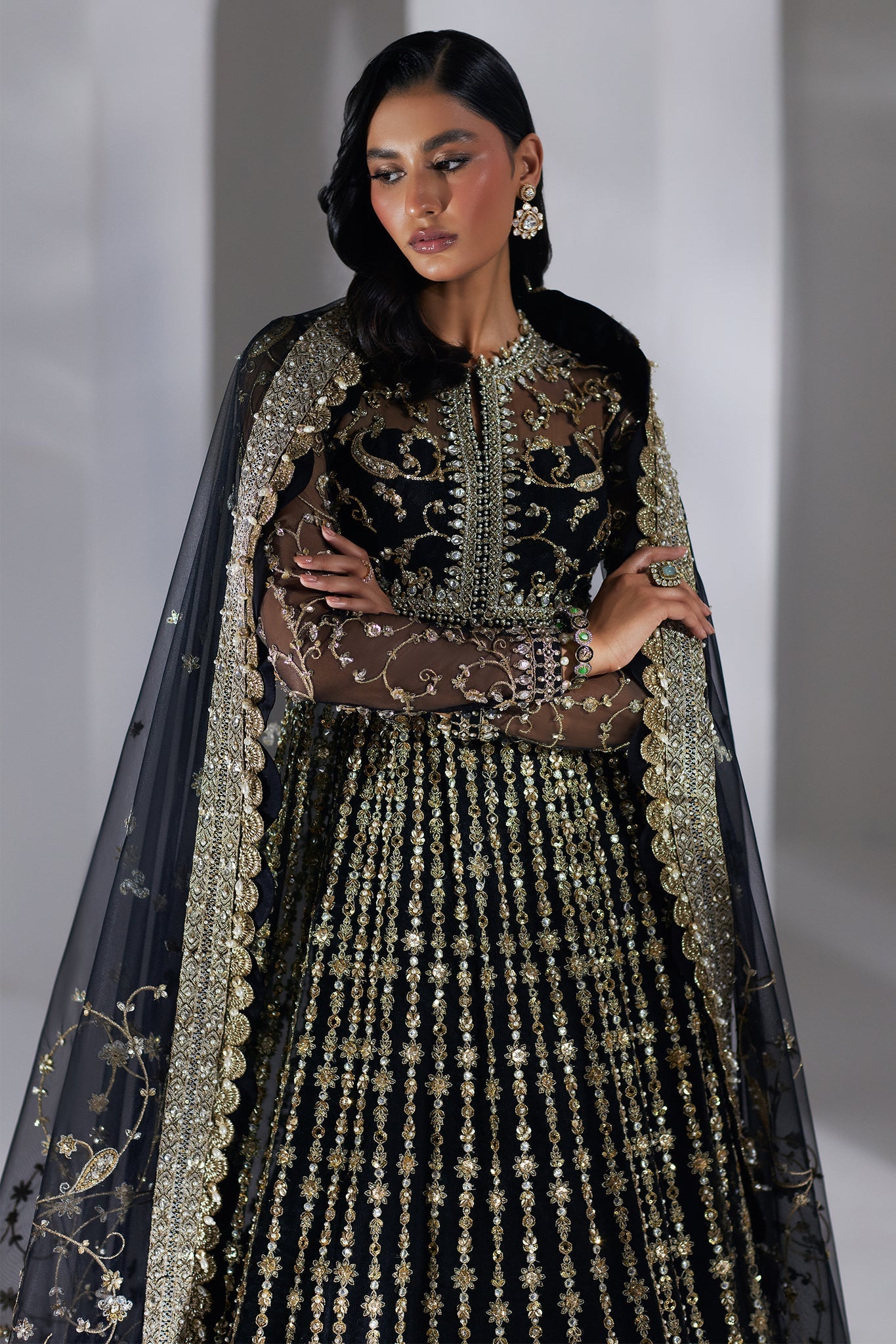 Elan | Luxury Wedding Wears | LUEUR DOREE (EP-21000) - by Libasekhas UK - Registered Vendor of : Elan - 100% Original Designer Dress