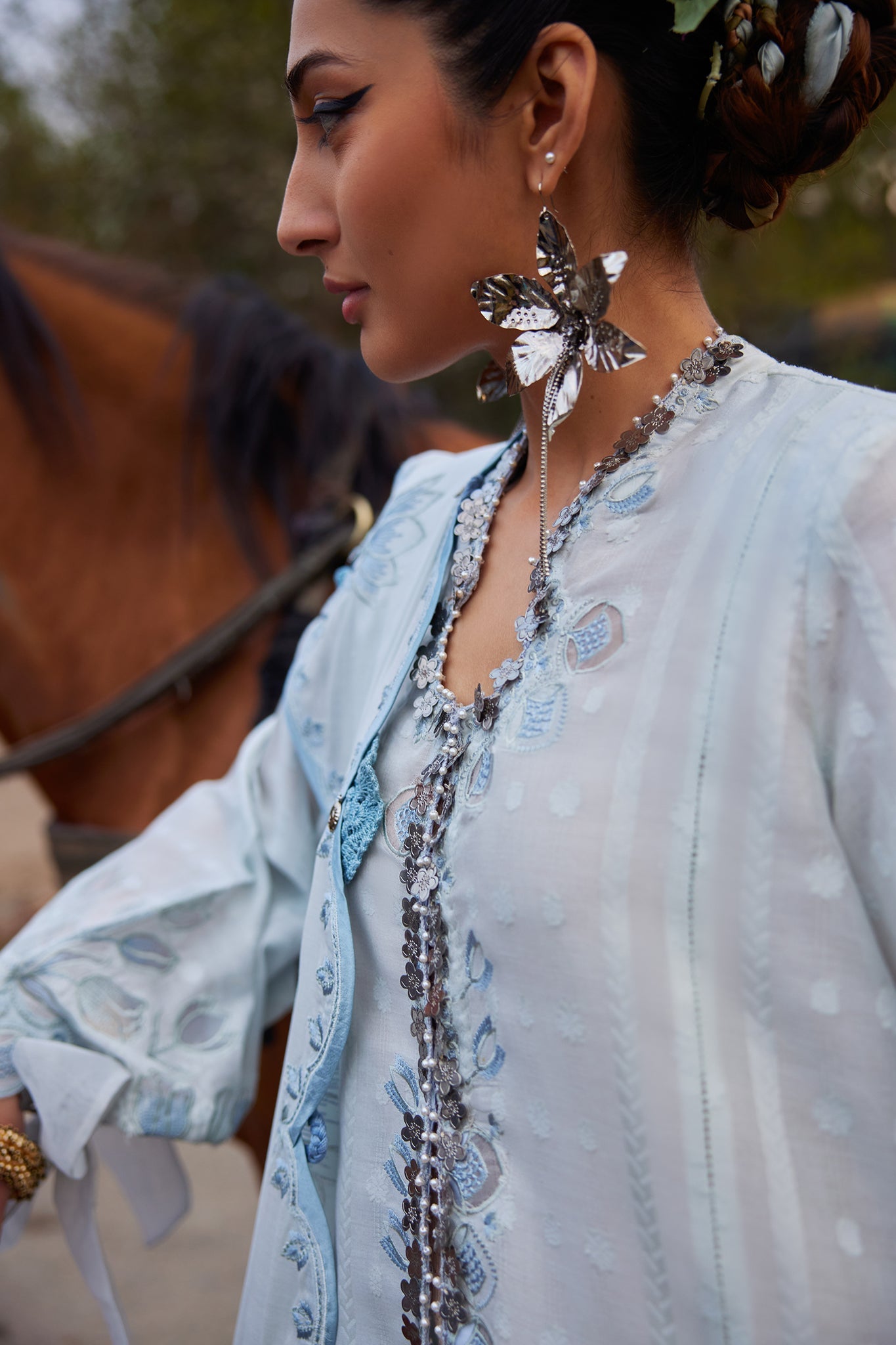 Elan | Luxury Lawn 25 | CELESTINE (EL25-05 B) - by - Libasekhas UK - Registered Vendor of : Elan - 100% Original Designer Dresss