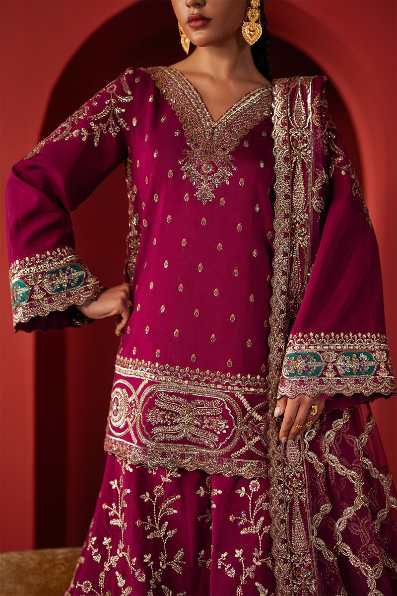 Afrozeh | Divani Silk 25 | Shamal - by Libasekhas UK - Registered Vendor of : Afrozeh - 100% Original Designer Dress