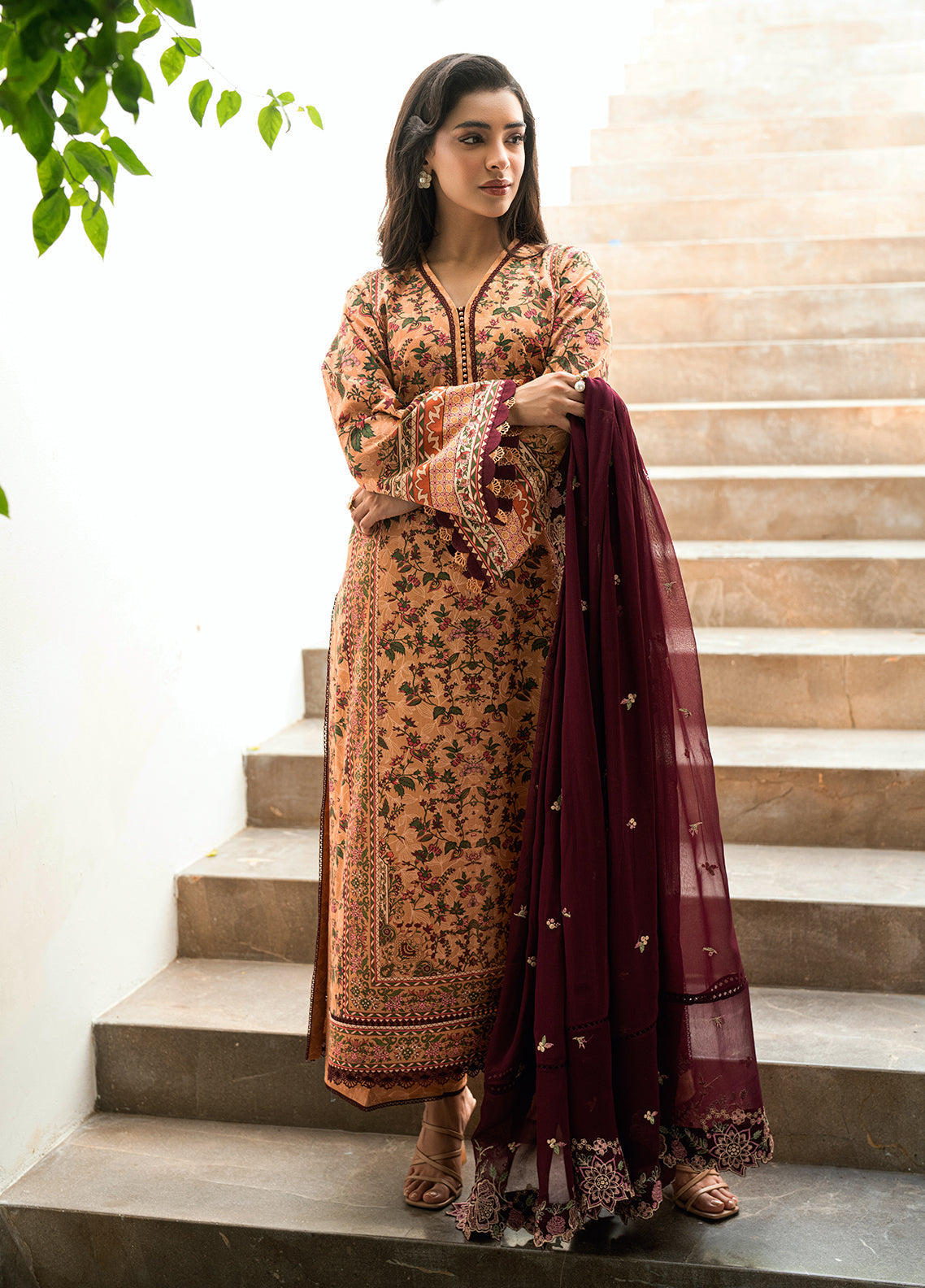 Sahane | Virelle The Lawn Edit | CG50001 Wildflower - by Libasekhas UK - Registered Vendor of : Sahane - 100% Original Designer Dress