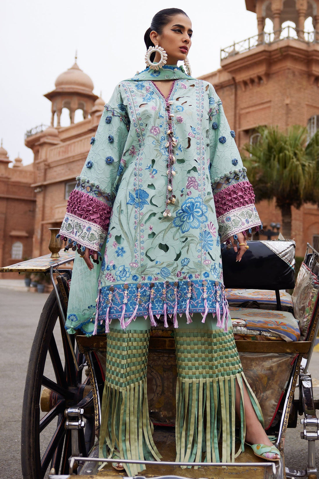 Elan | Luxury Lawn 25 | AMARA (EL25-09 B) - by - Libasekhas UK - Registered Vendor of : Elan - 100% Original Designer Dresss