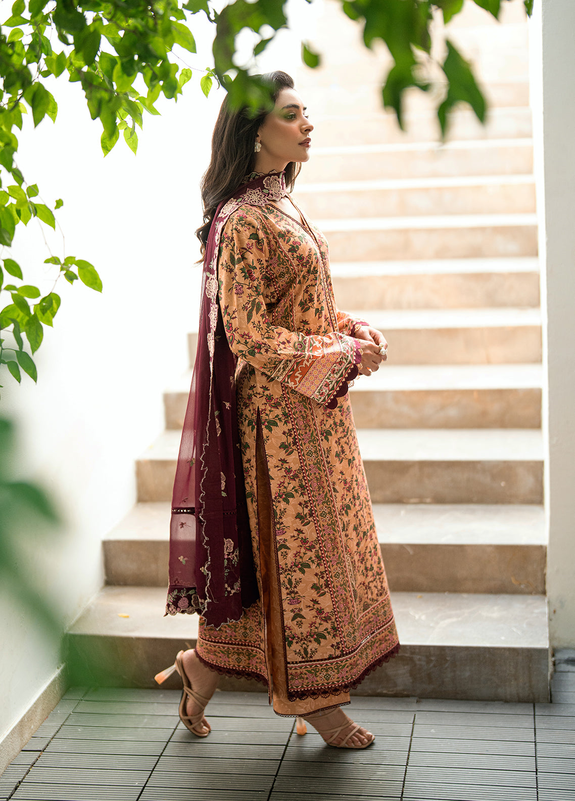 Sahane | Virelle The Lawn Edit | CG50001 Wildflower - by Libasekhas UK - Registered Vendor of : Sahane - 100% Original Designer Dress