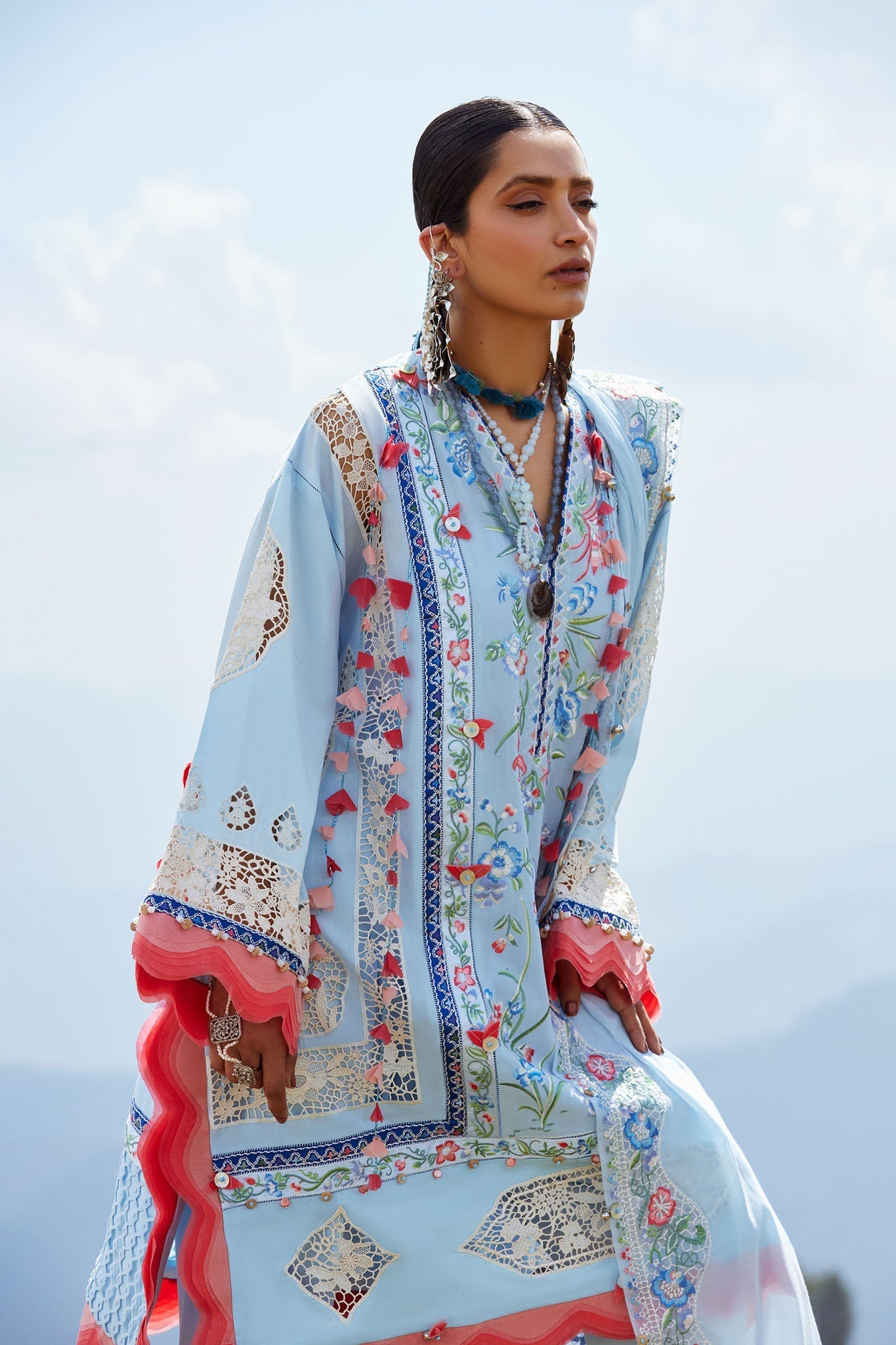 Elan | Kashmee Legacy Lawn 26 |NEELUNE (EL26-05 B) - by Libasekhas UK - Registered Vendor of : Elan - 100% Original Designer Dress