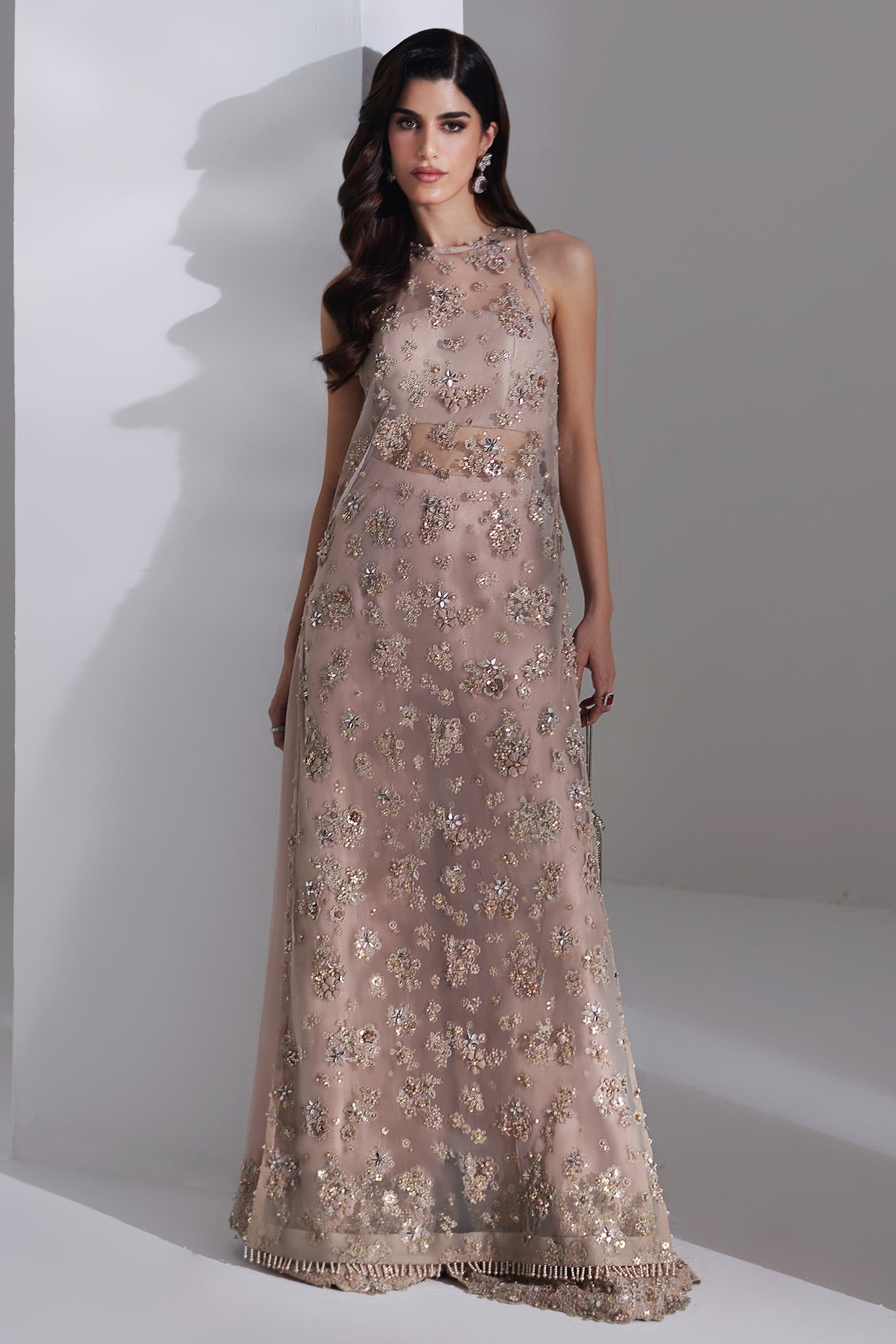 Elan | Luxury Wedding Wears | BRUME ROSEE (EP-20885) - by Libasekhas UK - Registered Vendor of : Elan - 100% Original Designer Dress
