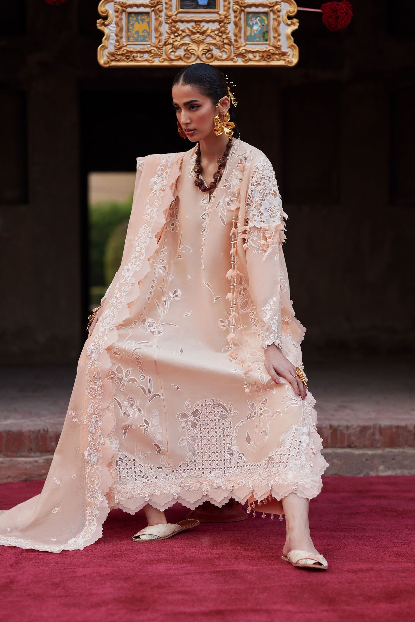 Elan | Kashmee Legacy Lawn 26 |NOORAI (EL26-06 A) - by Libasekhas UK - Registered Vendor of : Elan - 100% Original Designer Dress