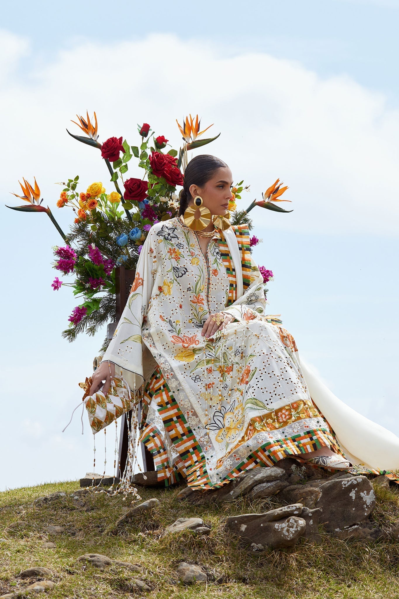 Elan | Kashmee Legacy Lawn 26 |SONAMARG (EL26-09 A) - by Libasekhas UK - Registered Vendor of : Elan - 100% Original Designer Dress