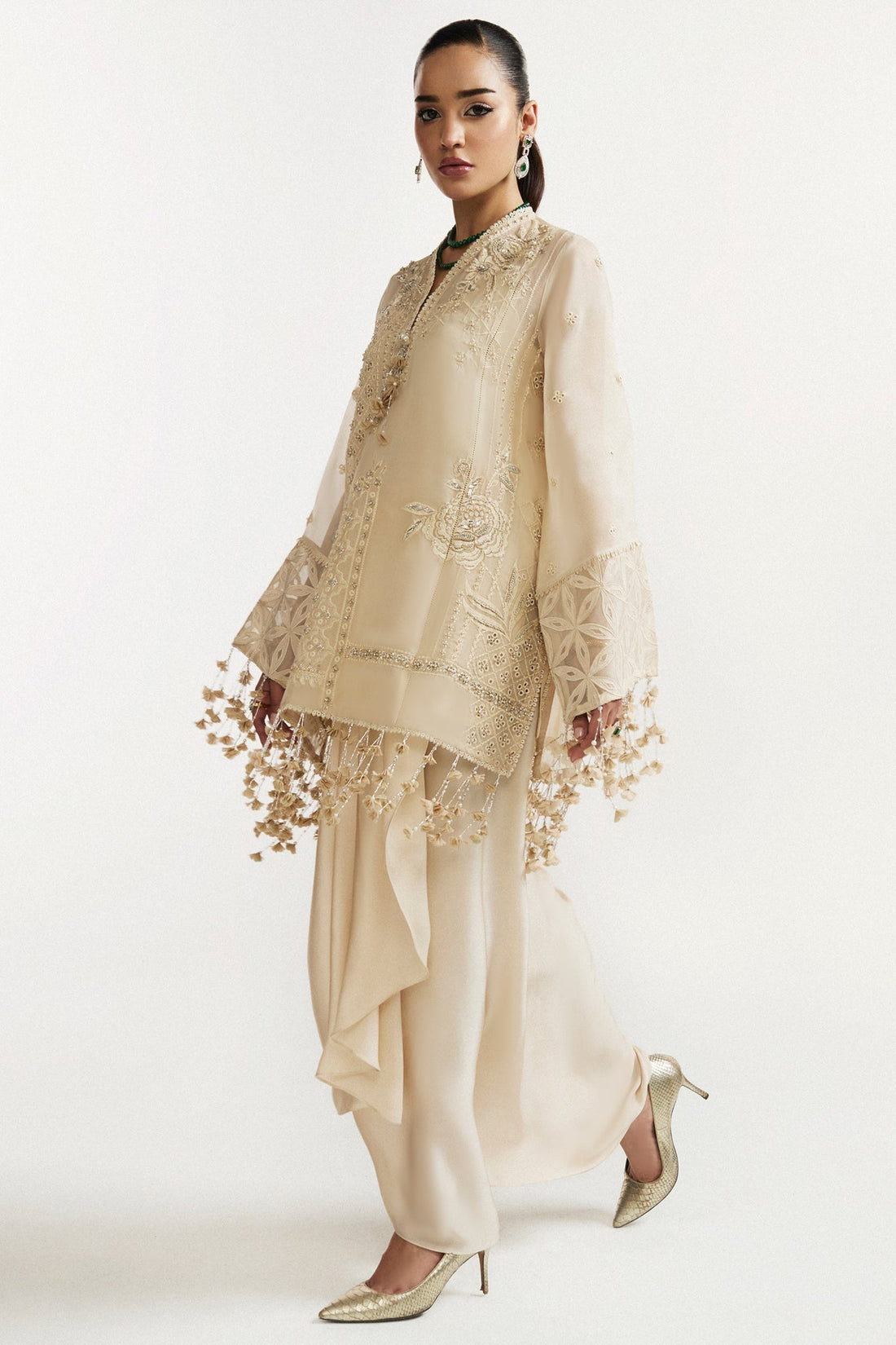 Elan | Vital Ornee | SOLENNE D'OR (EV-21356) - by Libasekhas UK - Registered Vendor of : Elan - 100% Original Designer Dress