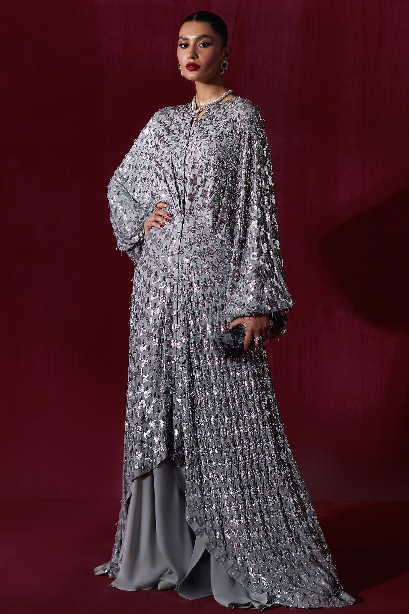 Elan | Luxury Wedding Wears | ECLAT DE LUNE D'ARGENT (EP-20996) - by Libasekhas UK - Registered Vendor of : Elan - 100% Original Designer Dress