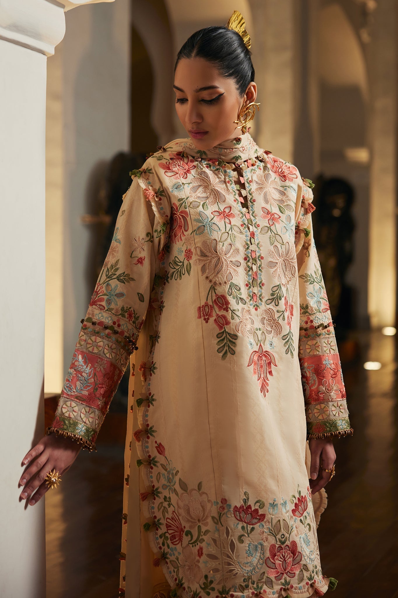 Elan | Luxury Lawn 25 | ZAHARA (EL25-07 B) - by - Libasekhas UK - Registered Vendor of : Elan - 100% Original Designer Dresss