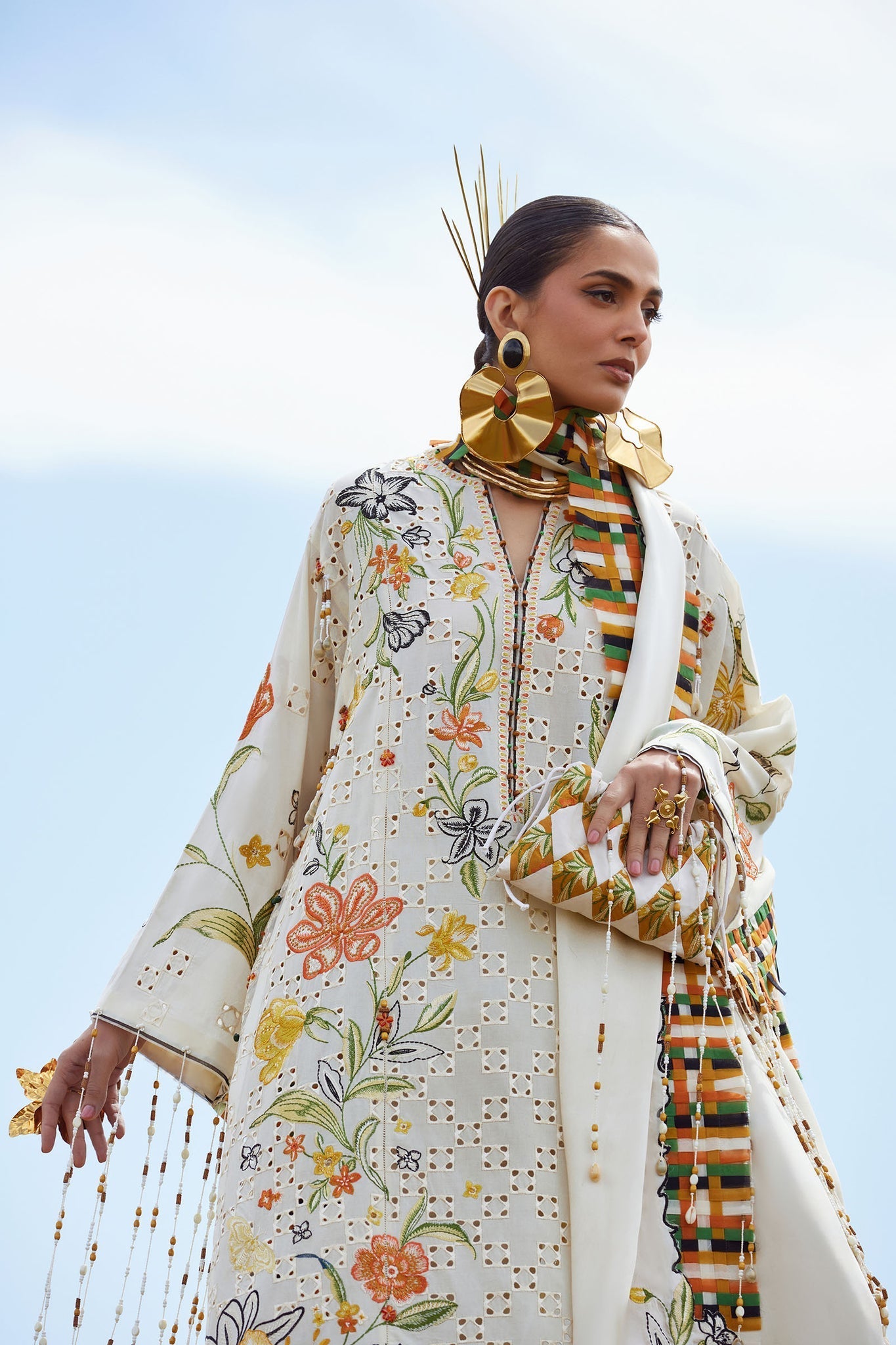 Elan | Kashmee Legacy Lawn 26 |SONAMARG (EL26-09 A) - by Libasekhas UK - Registered Vendor of : Elan - 100% Original Designer Dress