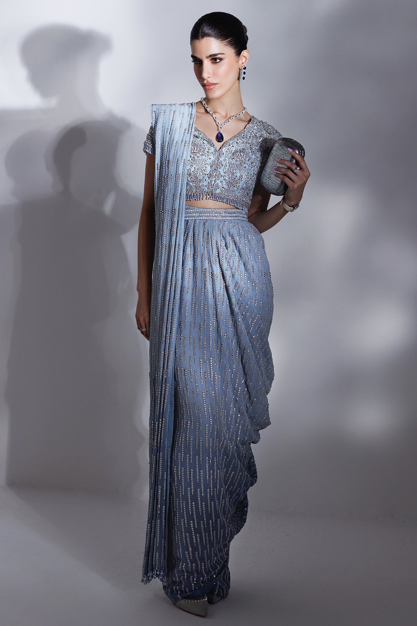 Elan | Luxury Wedding Wears | ECLAT GLACE (EP-21008) - by Libasekhas UK - Registered Vendor of : Elan - 100% Original Designer Dress