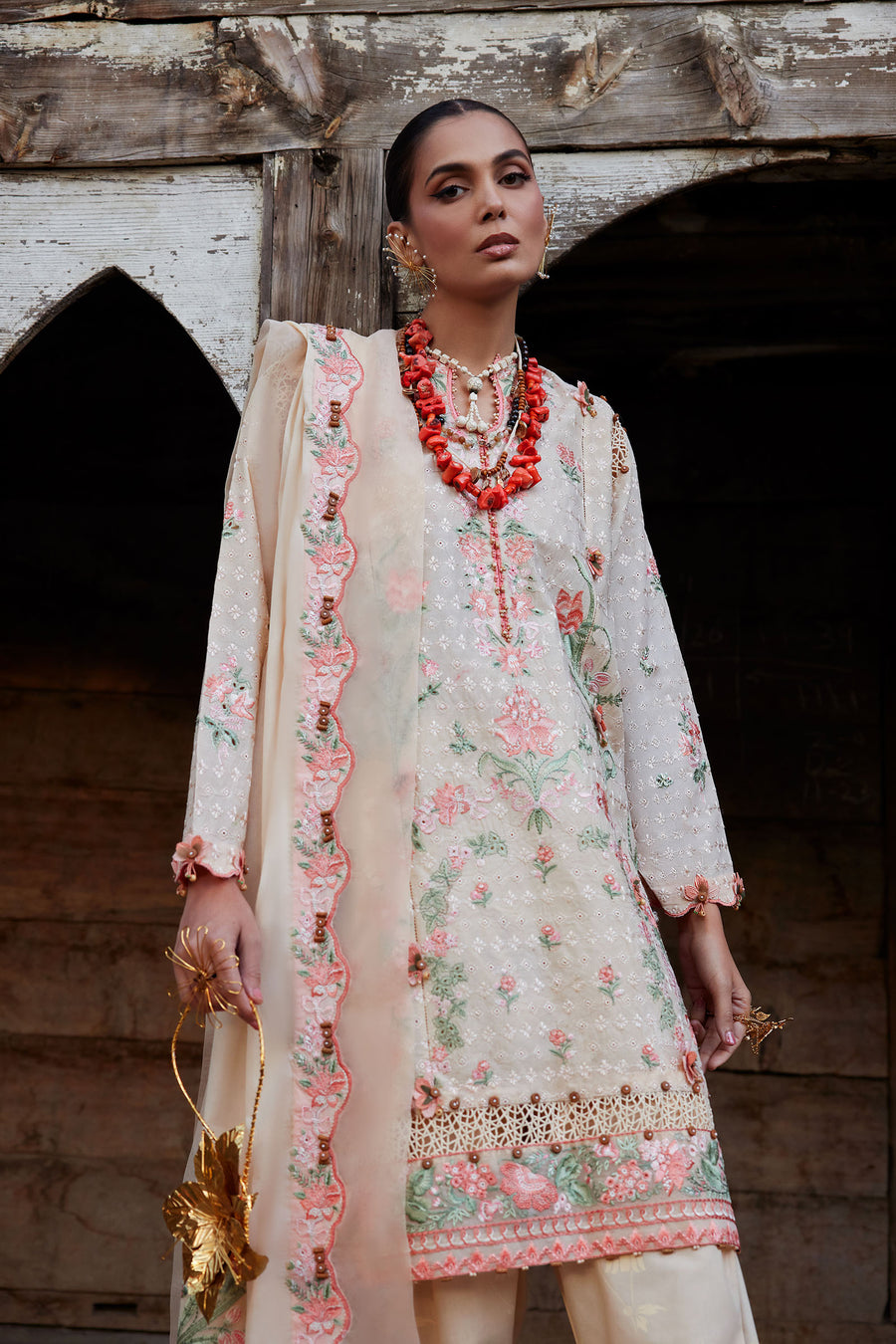 Elan | Kashmee Legacy Lawn 26 | MEHRVAAN (EL26-10 A) - by Libasekhas UK - Registered Vendor of : Elan - 100% Original Designer Dress