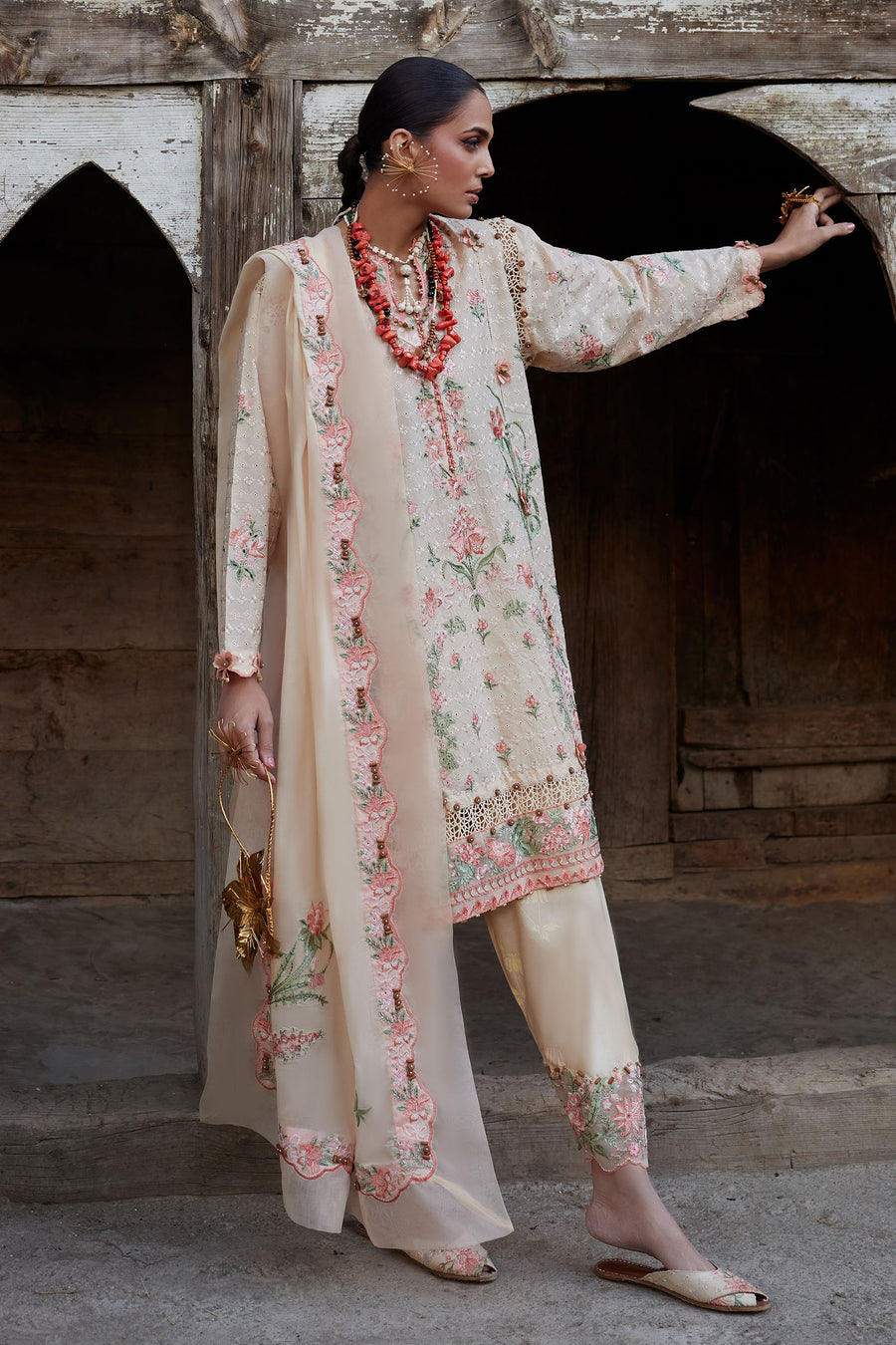 Elan | Kashmee Legacy Lawn 26 | MEHRVAAN (EL26-10 A) - by Libasekhas UK - Registered Vendor of : Elan - 100% Original Designer Dress