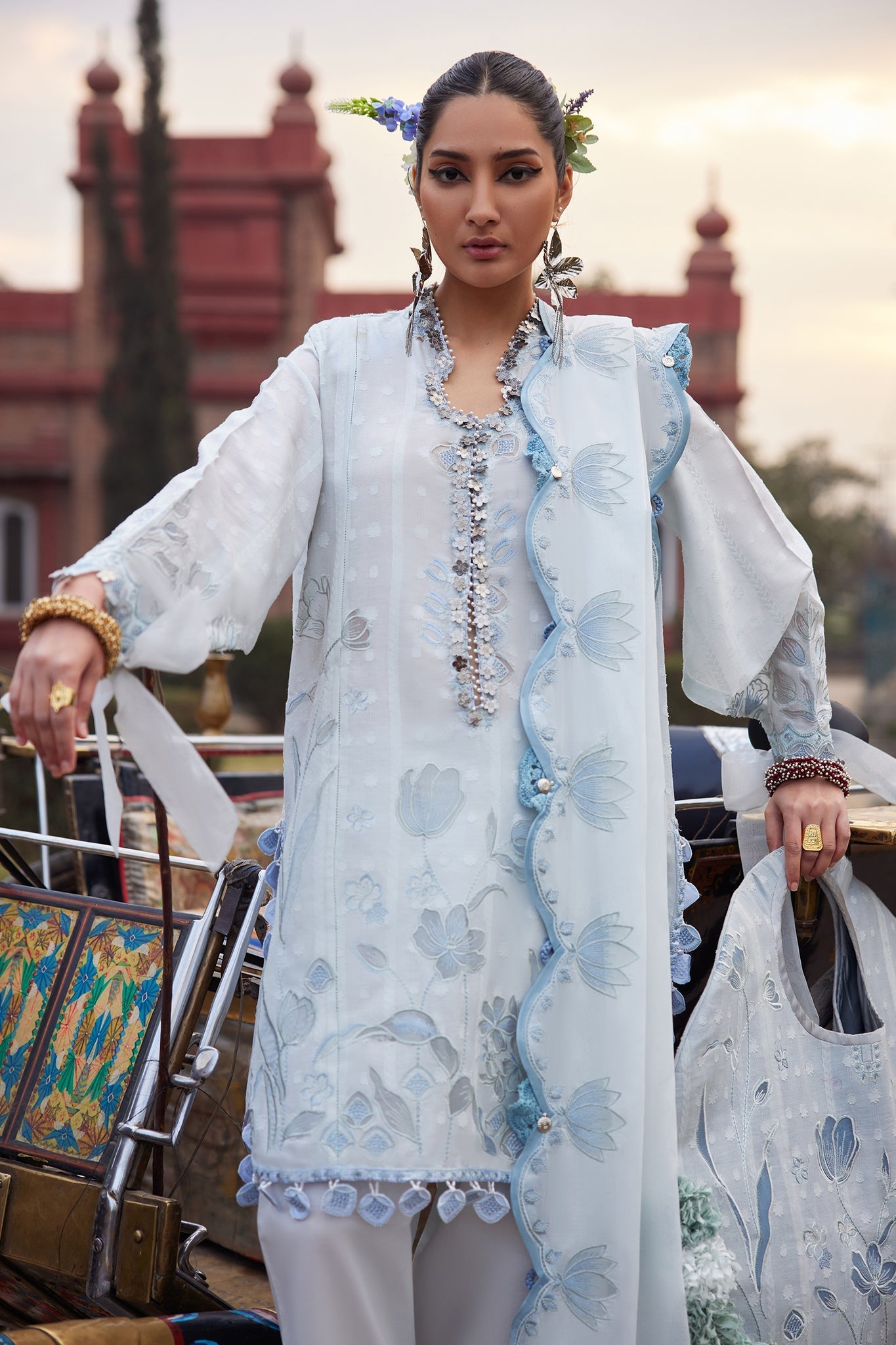 Elan | Luxury Lawn 25 | CELESTINE (EL25-05 B) - by - Libasekhas UK - Registered Vendor of : Elan - 100% Original Designer Dresss