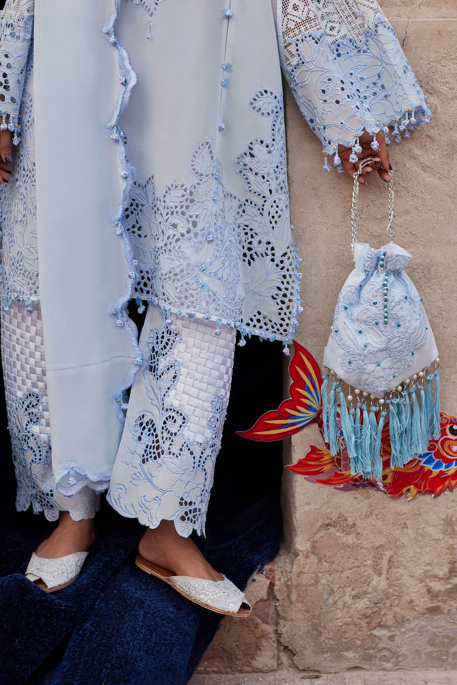 Elan | Kashmee Legacy Lawn 26 |BRUMINE (EL26-02 A) - by Libasekhas UK - Registered Vendor of : Elan - 100% Original Designer Dress
