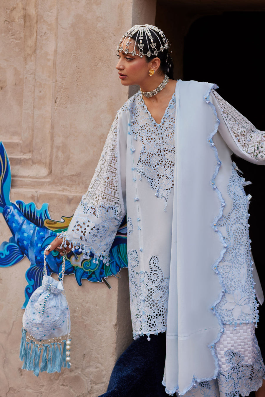 Elan | Kashmee Legacy Lawn 26 |BRUMINE (EL26-02 A) - by Libasekhas UK - Registered Vendor of : Elan - 100% Original Designer Dress