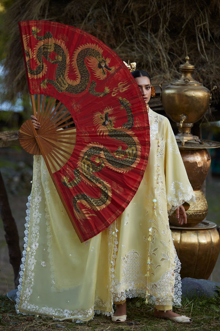 Elan | Kashmee Legacy Lawn 26 |NOORAI (EL26-06 B) - by Libasekhas UK - Registered Vendor of : Elan - 100% Original Designer Dress