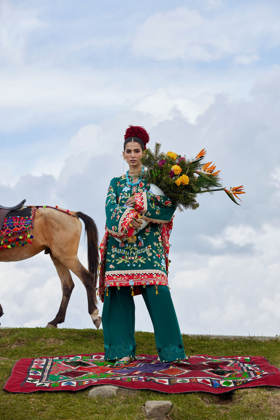 Elan | Kashmee Legacy Lawn 26 |DEODAR (EL26-12 A) - by Libasekhas UK - Registered Vendor of : Elan - 100% Original Designer Dress
