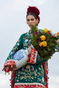 Elan | Kashmee Legacy Lawn 26 |DEODAR (EL26-12 A) - by Libasekhas UK - Registered Vendor of : Elan - 100% Original Designer Dress
