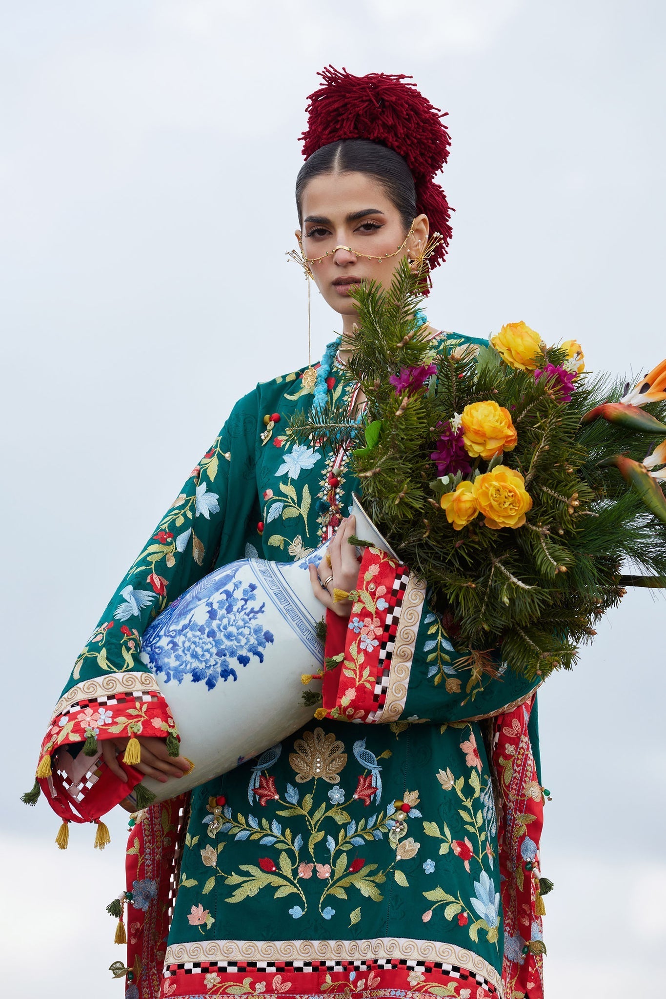 Elan | Kashmee Legacy Lawn 26 |DEODAR (EL26-12 A) - by Libasekhas UK - Registered Vendor of : Elan - 100% Original Designer Dress