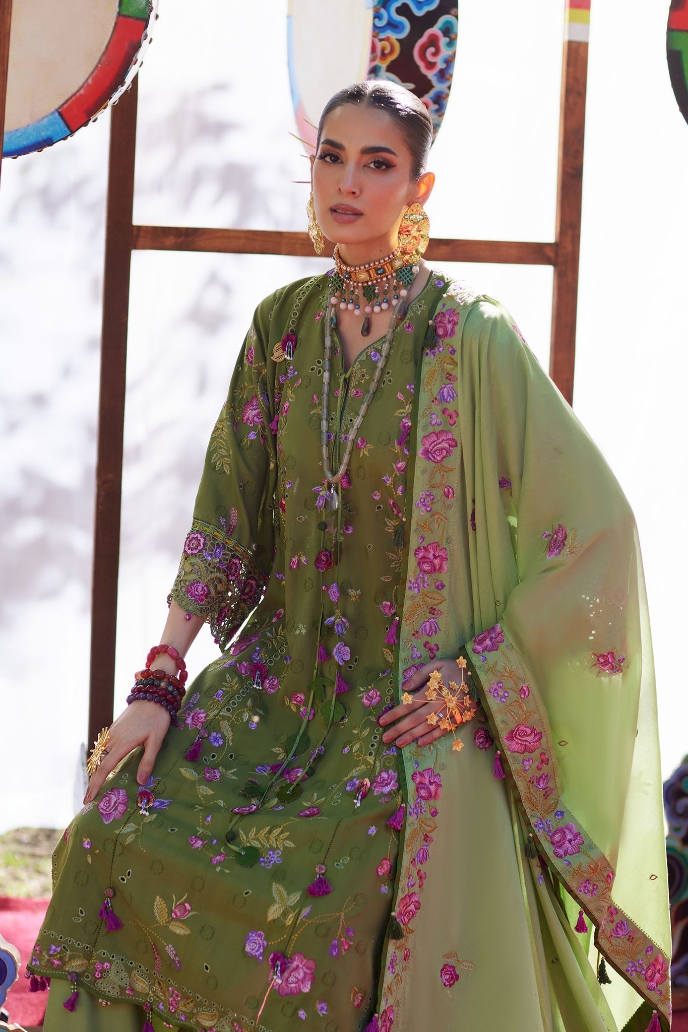 Elan | Kashmee Legacy Lawn 26 |GULRAAZ (EL26-08 A) - by Libasekhas UK - Registered Vendor of : Elan - 100% Original Designer Dress