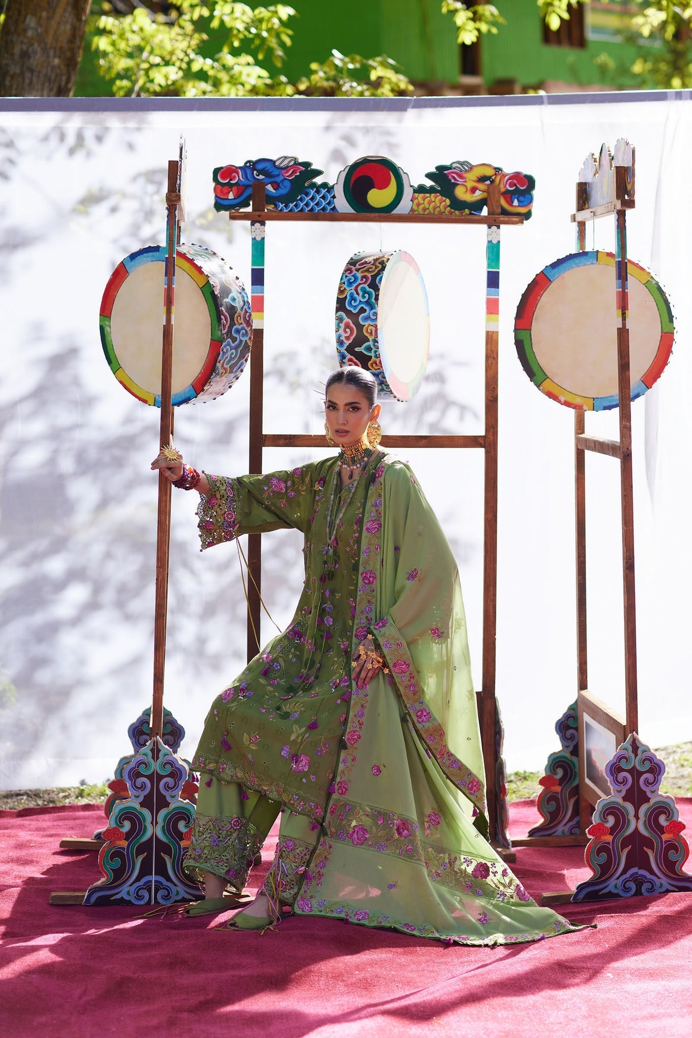 Elan | Kashmee Legacy Lawn 26 |GULRAAZ (EL26-08 A) - by Libasekhas UK - Registered Vendor of : Elan - 100% Original Designer Dress