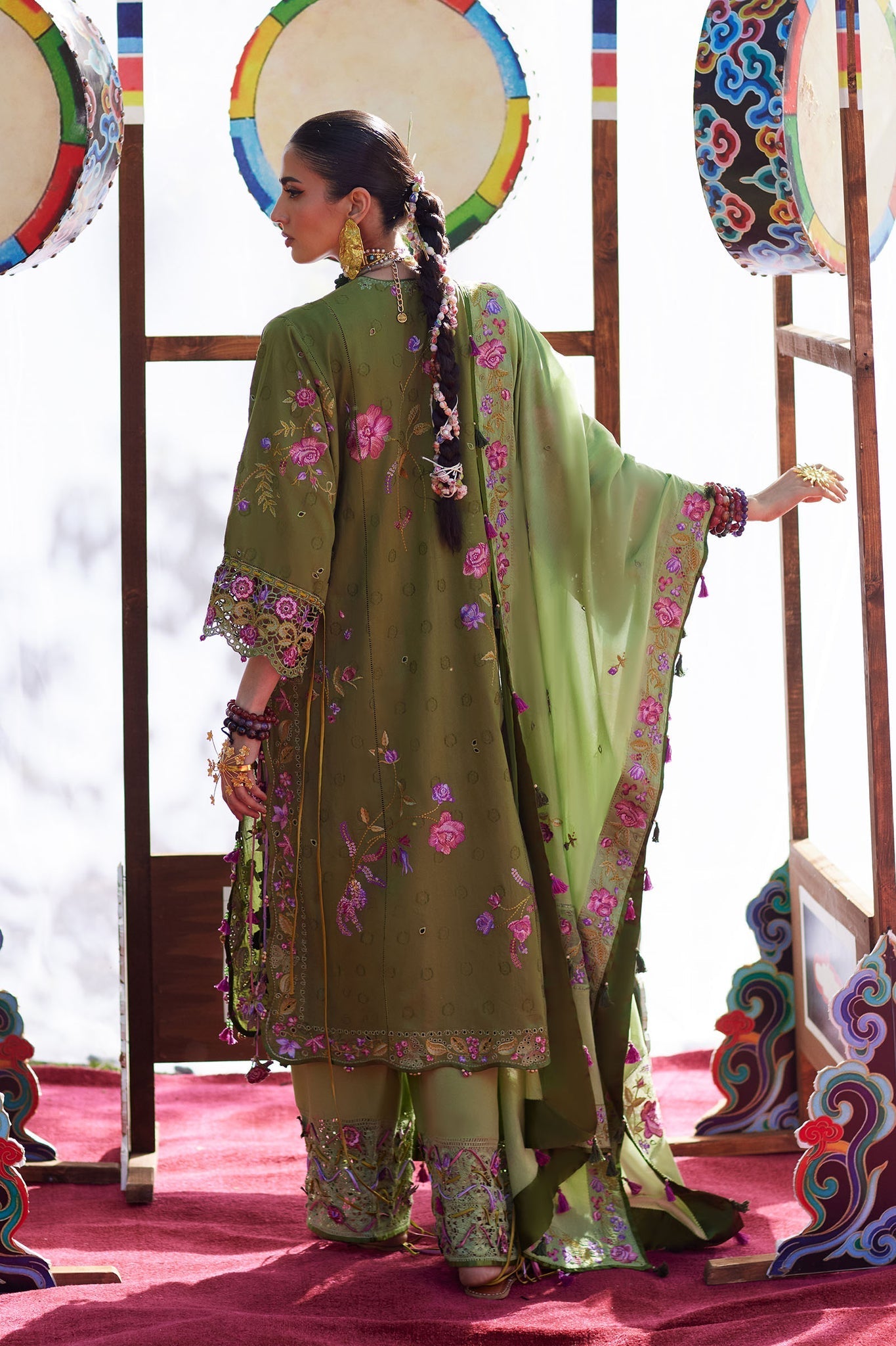 Elan | Kashmee Legacy Lawn 26 |GULRAAZ (EL26-08 A) - by Libasekhas UK - Registered Vendor of : Elan - 100% Original Designer Dress