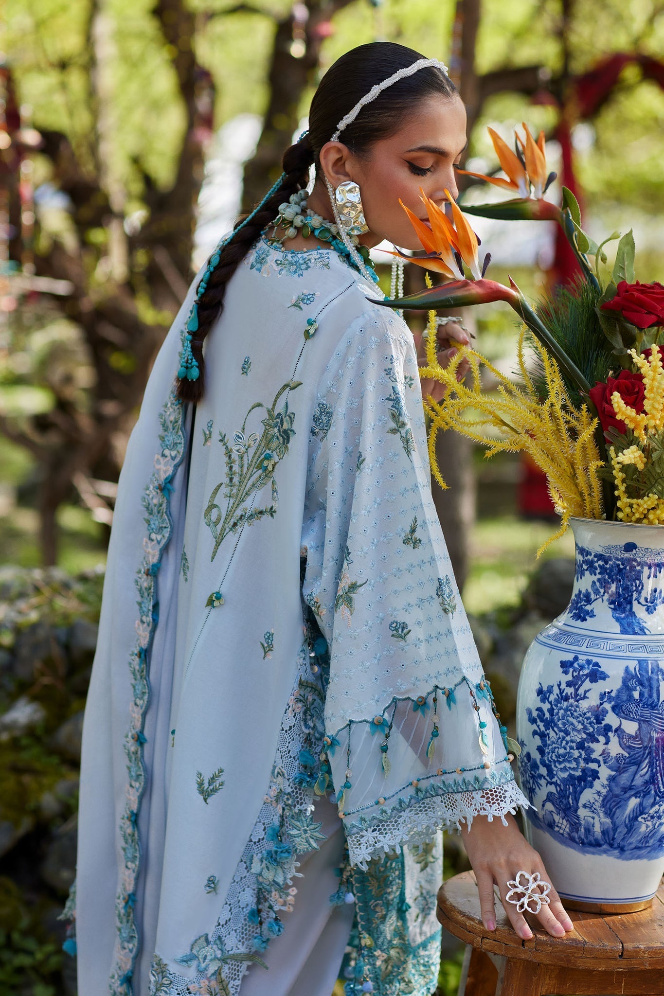 Elan | Kashmee Legacy Lawn 26 | MEHRVAAN (EL26-10 B) - by Libasekhas UK - Registered Vendor of : Elan - 100% Original Designer Dress