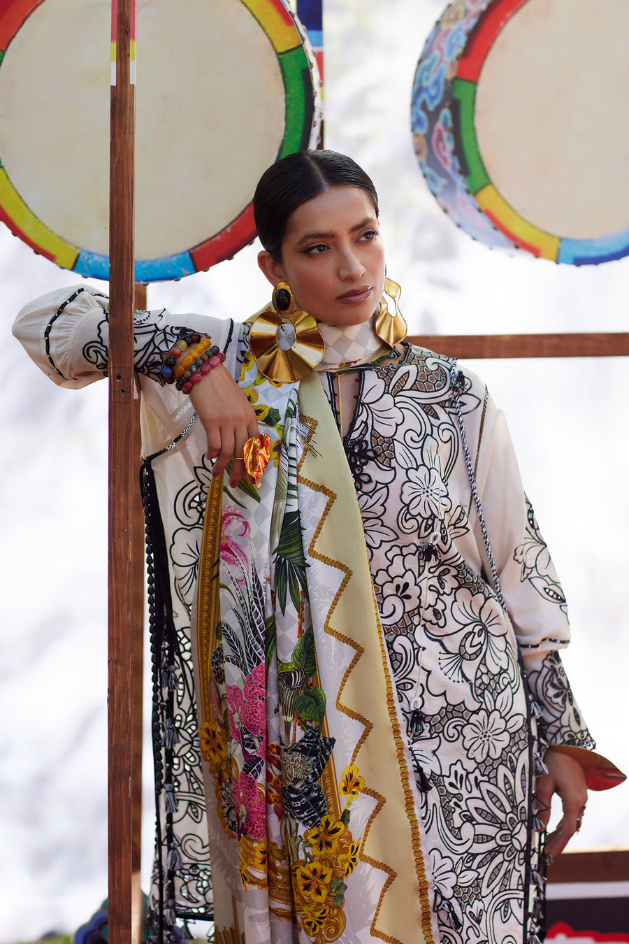 Elan | Kashmee Legacy Lawn 26 |ZEVARÃ (EL26-07 B) - by Libasekhas UK - Registered Vendor of : Elan - 100% Original Designer Dress
