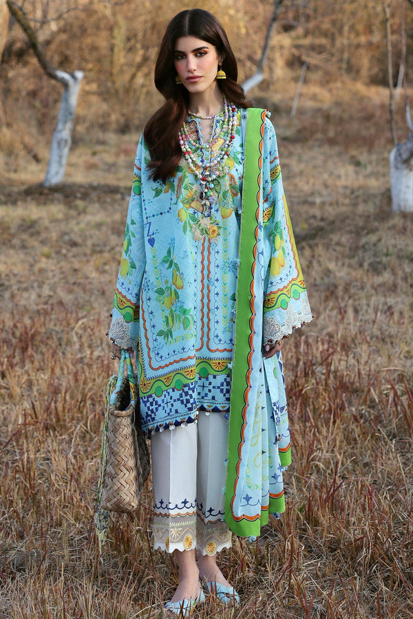Zaha | Lawn 25 | DAHLIA (ZL25-04 B) - by - Libasekhas UK - Registered Vendor of : Zaha - 100% Original Designer Dresss
