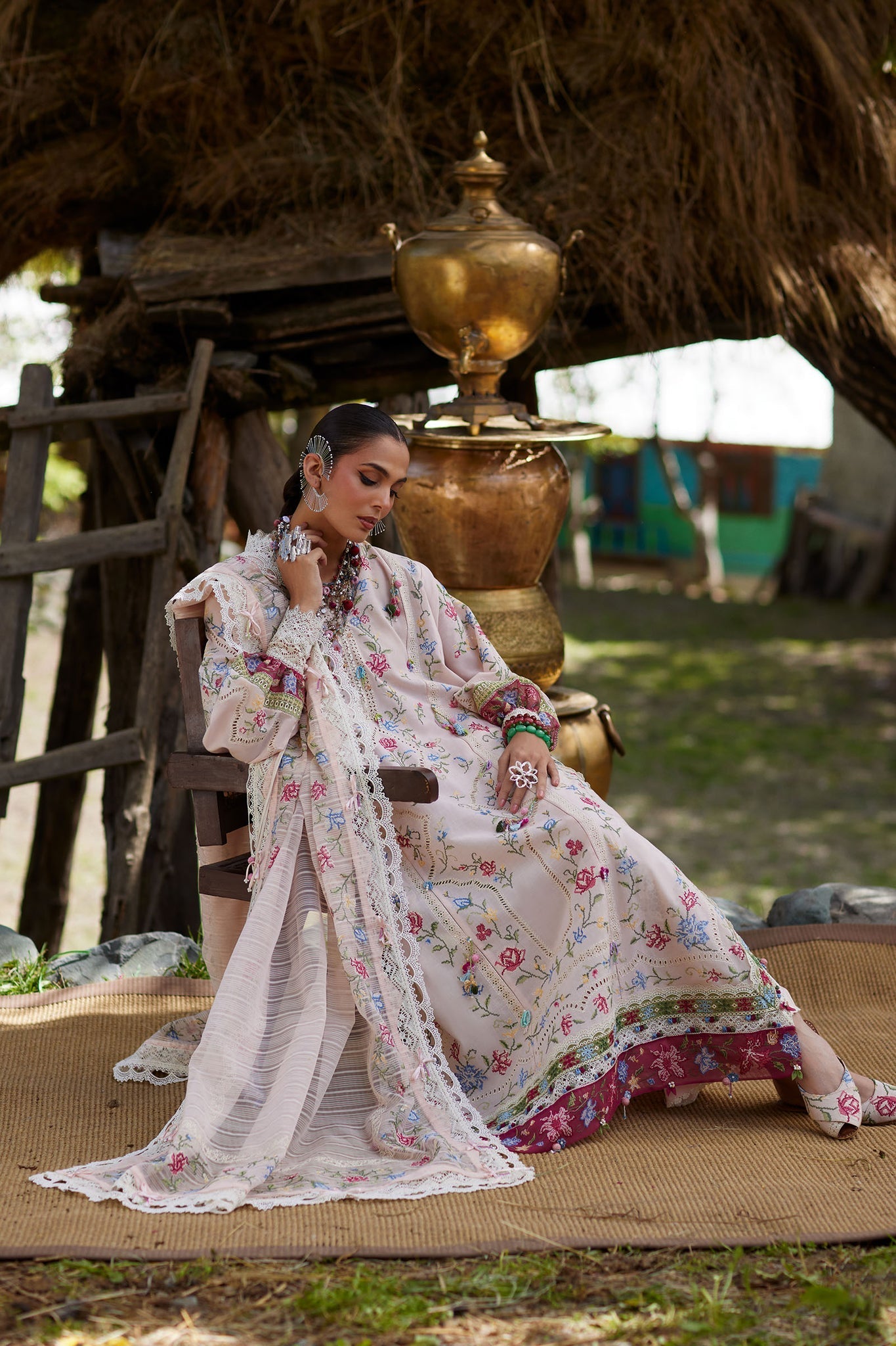 Elan | Kashmee Legacy Lawn 26 |SOZRAAG (EL26-03 A) - by Libasekhas UK - Registered Vendor of : Elan - 100% Original Designer Dress