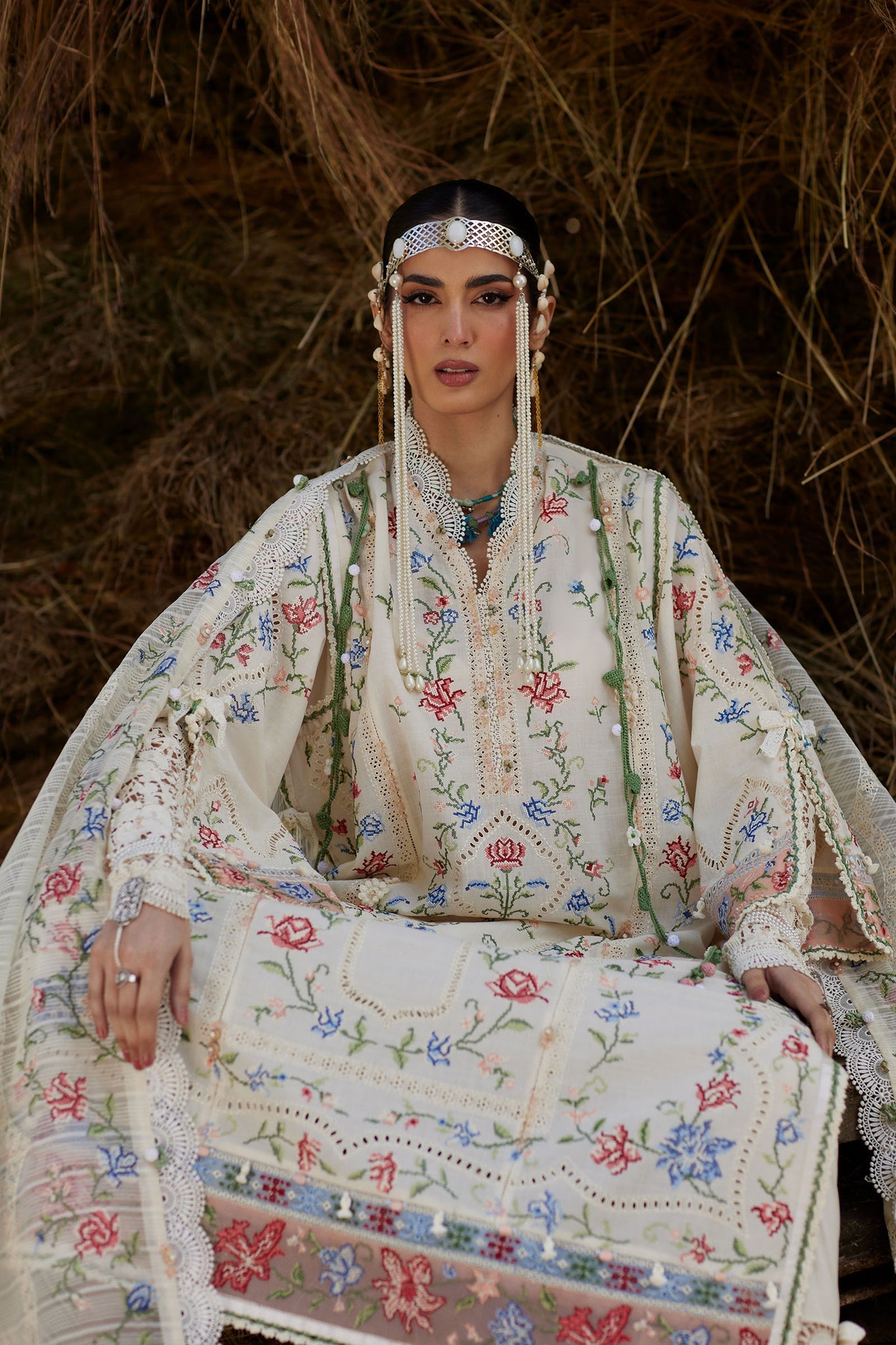 Elan | Kashmee Legacy Lawn 26 |SOZRAAG (EL26-03 B) - by Libasekhas UK - Registered Vendor of : Elan - 100% Original Designer Dress