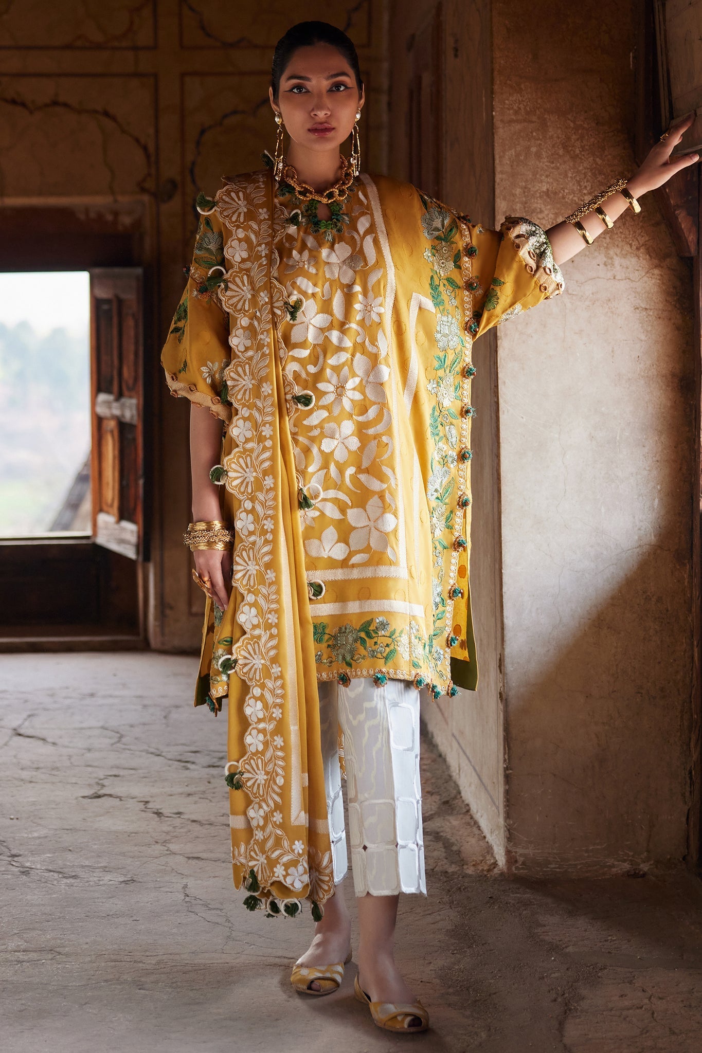 Elan | Luxury Lawn 25 | AURELIA (EL25-08 B) - by - Libasekhas UK - Registered Vendor of : Elan - 100% Original Designer Dresss