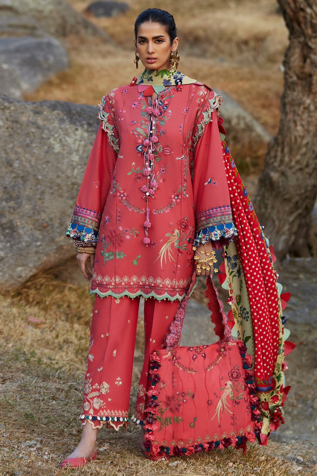 Elan | Luxury Lawn 25 | AURIELLE (EL25-06 B) - by - Libasekhas UK - Registered Vendor of : Elan - 100% Original Designer Dresss