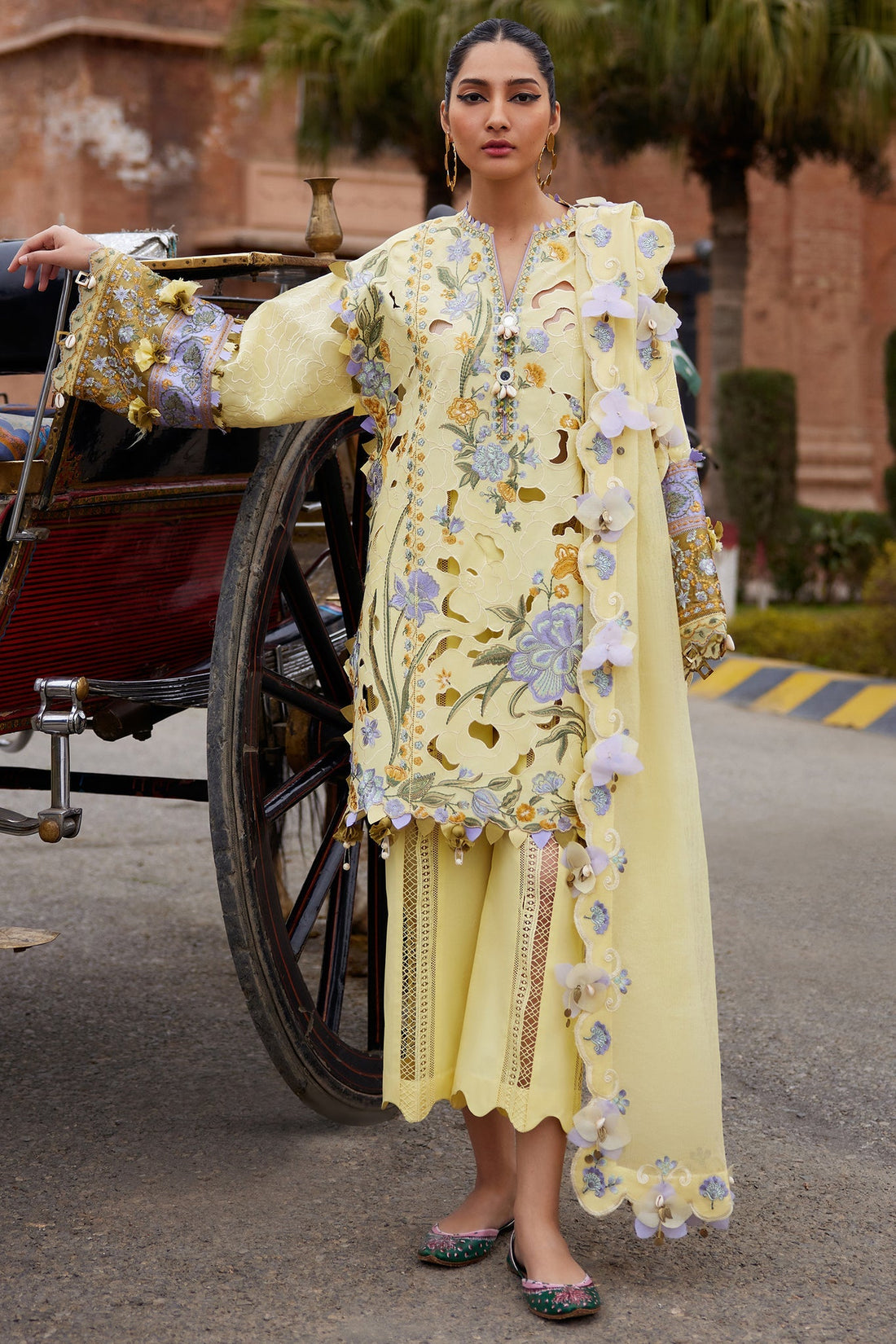 Elan | Luxury Lawn 25 | AMARA (EL25-09 A) - by - Libasekhas UK - Registered Vendor of : Elan - 100% Original Designer Dresss