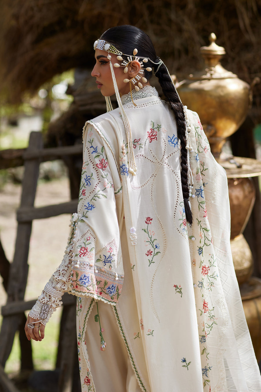 Elan | Kashmee Legacy Lawn 26 |SOZRAAG (EL26-03 B) - by Libasekhas UK - Registered Vendor of : Elan - 100% Original Designer Dress
