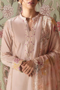 Cross Stitch | Premium Lawn 25 | CORAL CARNATION - by - Libasekhas UK - Registered Vendor of : Cross Stitch - 100% Original Designer Dresss