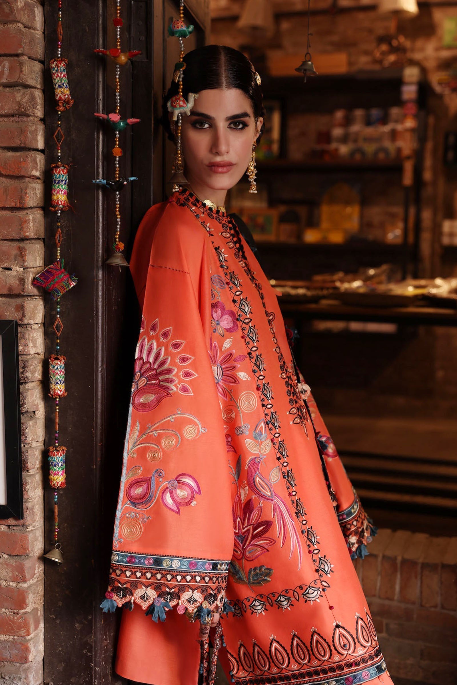 Zaha | Festive Lawn 25 | RANGREZ (ZF-25-06) - by - Libasekhas UK - Registered Vendor of : zaha - 100% Original Designer Dresss