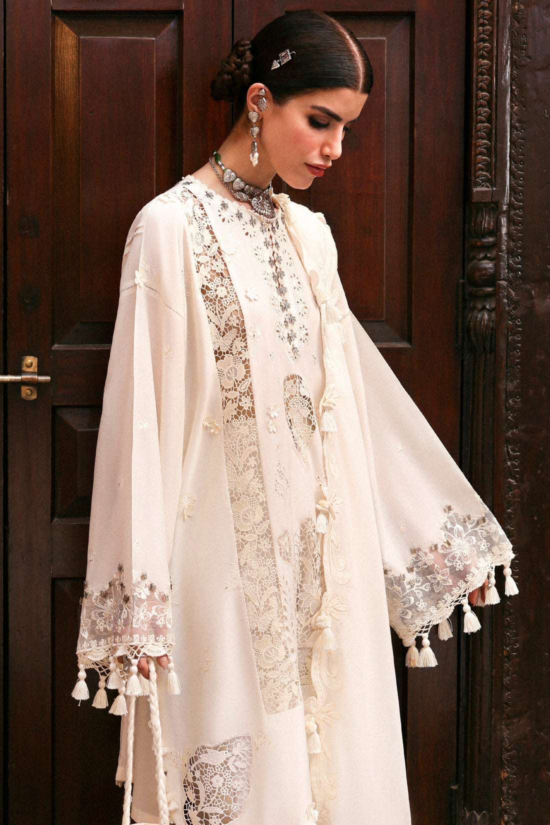 Zaha | Festive Lawn 25 | GULBAHAR (ZF-25-02) - by - Libasekhas UK - Registered Vendor of : Zaha - 100% Original Designer Dresss